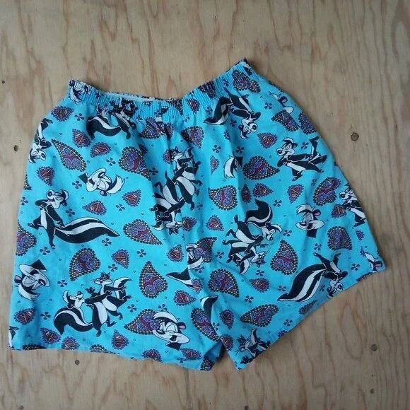Vintage × Warner Bros Vintage Warner Brothers Flirts Pepe Le Pew Shorts Size 30" / US 8 / IT 44 - 4 Thumbnail