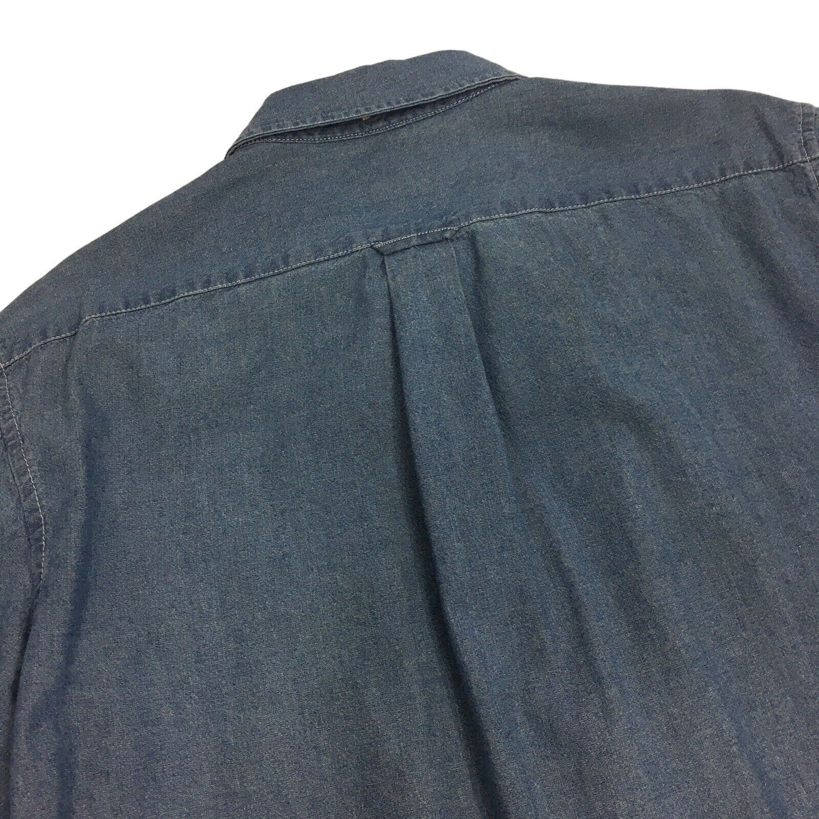 Nautica Vtg Nautica COAST Cup 1983 CHAMBRAY Blue Sailing Yacht Shirt Size US L / EU 52-54 / 3 - 5 Thumbnail