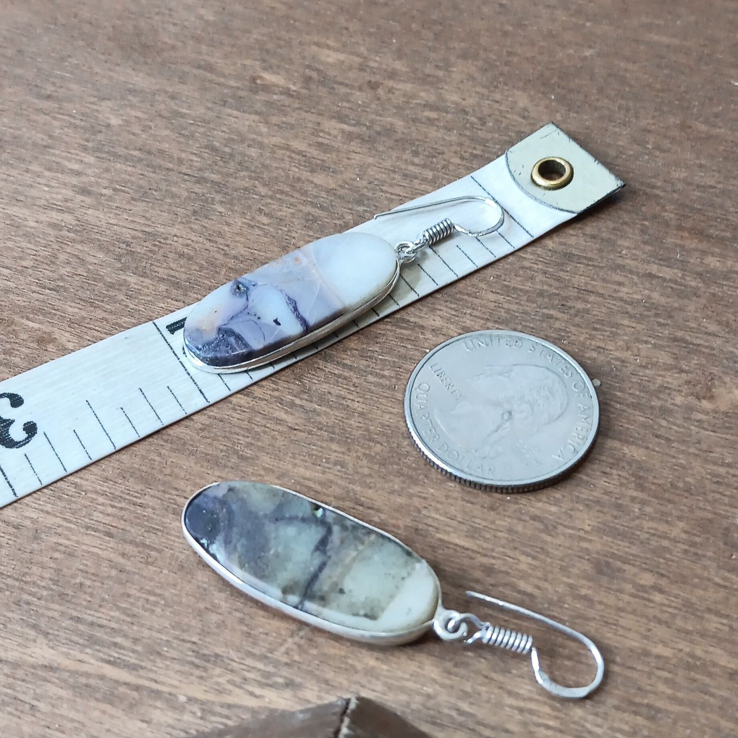 Other Flourite gemstone earrings Size ONE SIZE - 2 Thumbnail