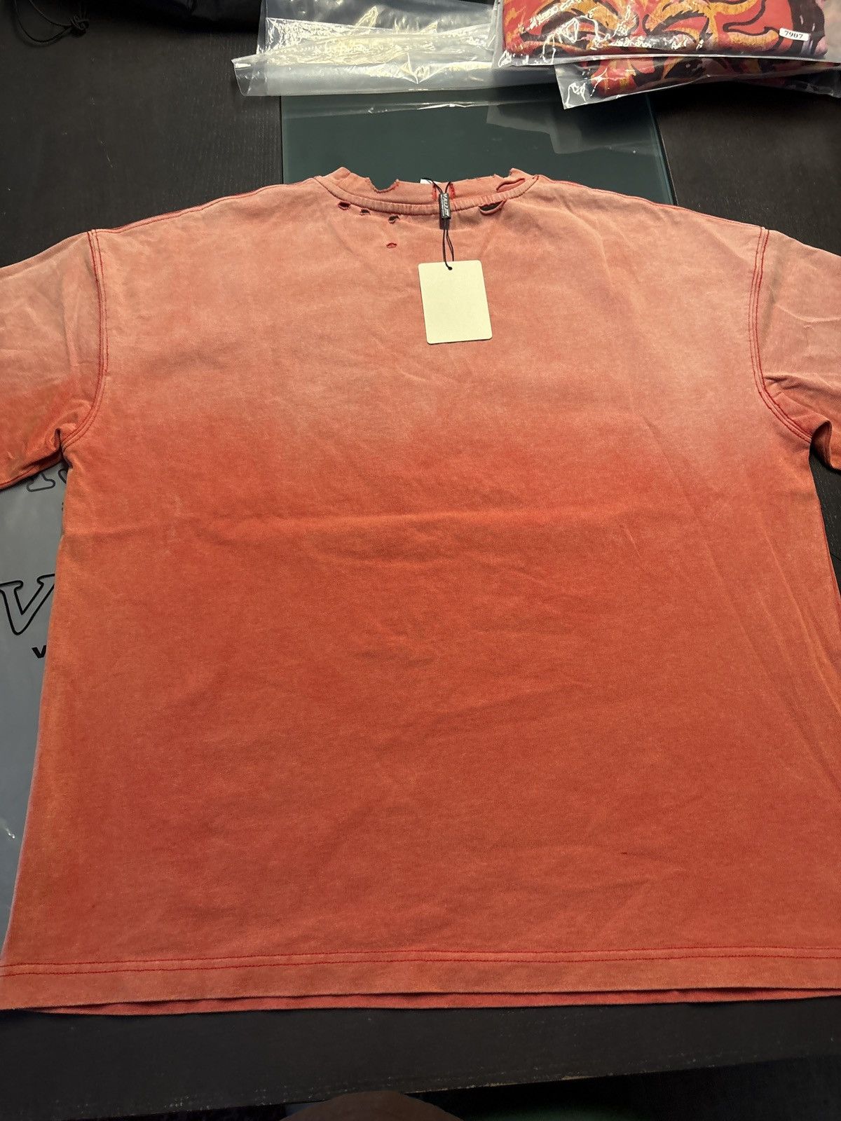 Vale Vale trashed red sun tee valley dreams t-shirt Size US XL / EU 56 / 4 - 6 Thumbnail