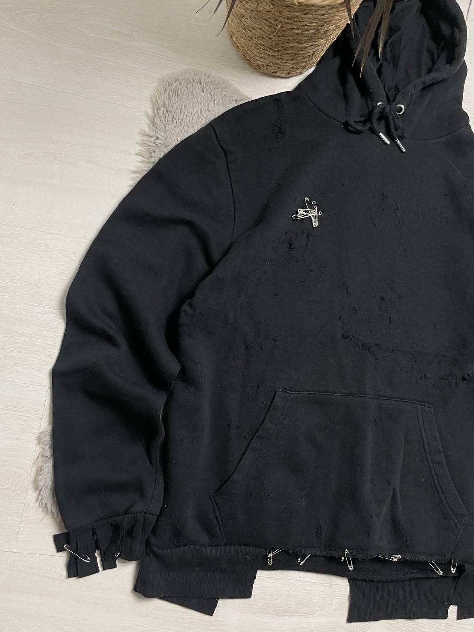Other Vintage Oversized Hoodie Custom Avantgarde 1of1 Affliction Size US L / EU 52-54 / 3 - 3 Thumbnail