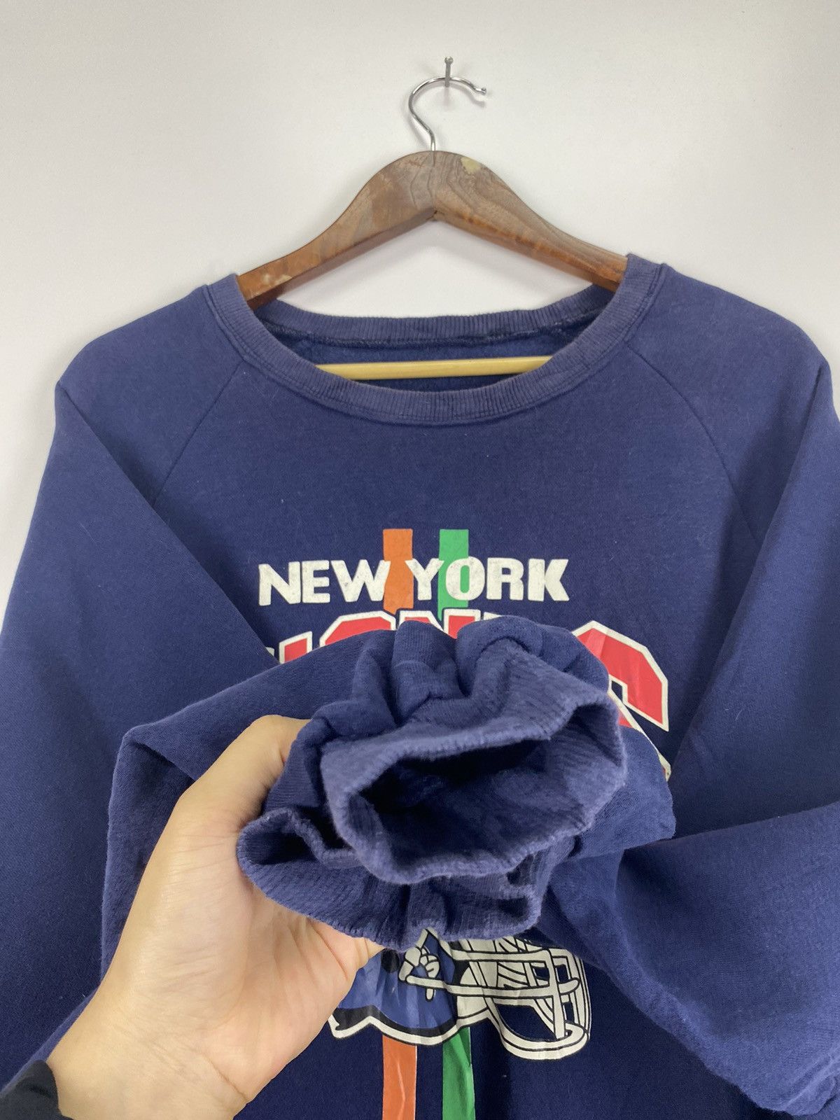 NFL × Vintage Vintage New York Giants Sweatshirt Size US M / EU 48-50 / 2 - 11 Thumbnail
