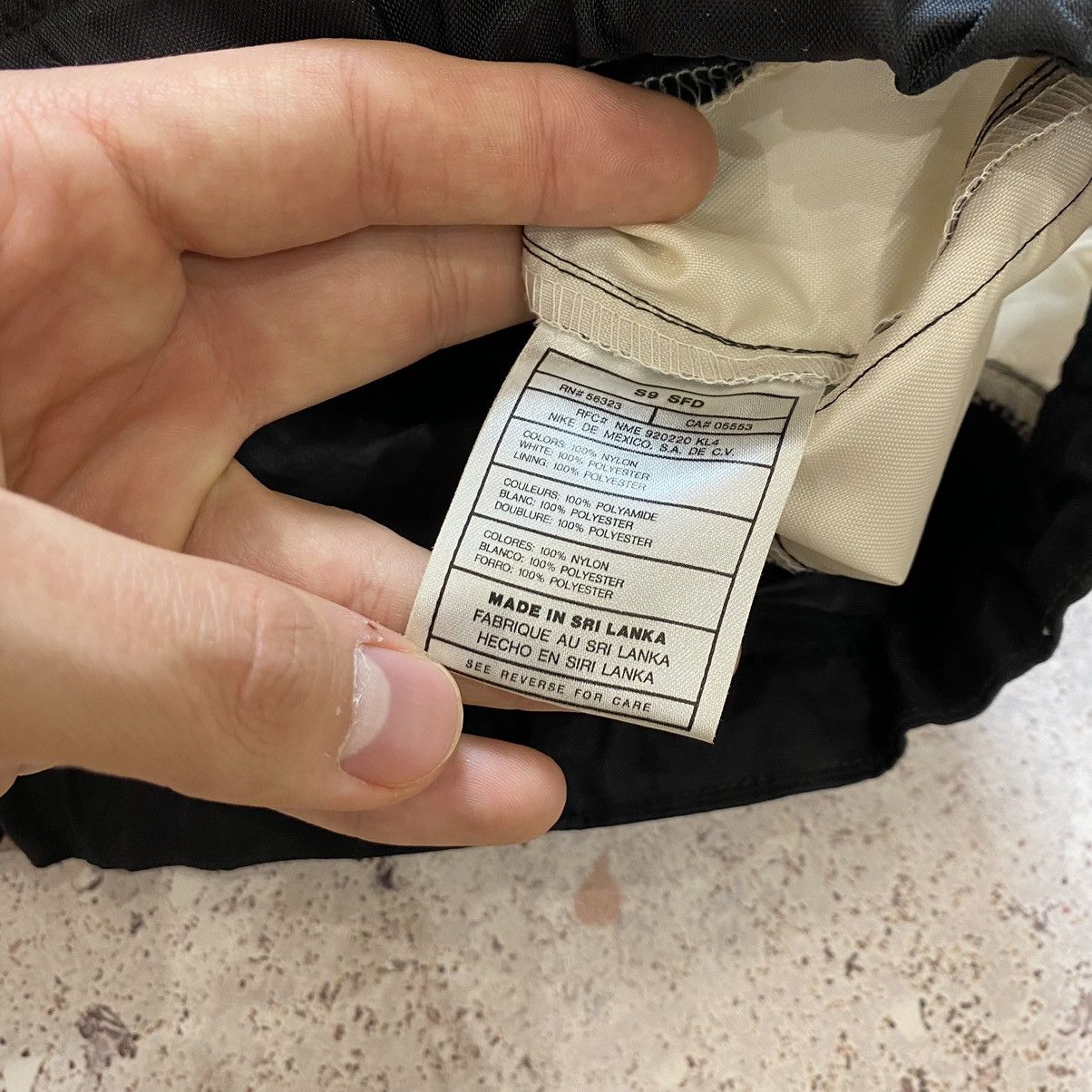 Nike × Vintage Vintage 90s Nylon Nike Jacket Mini Swoosh Baggy Fit Y2K Size US XL / EU 56 / 4 - 6 Thumbnail
