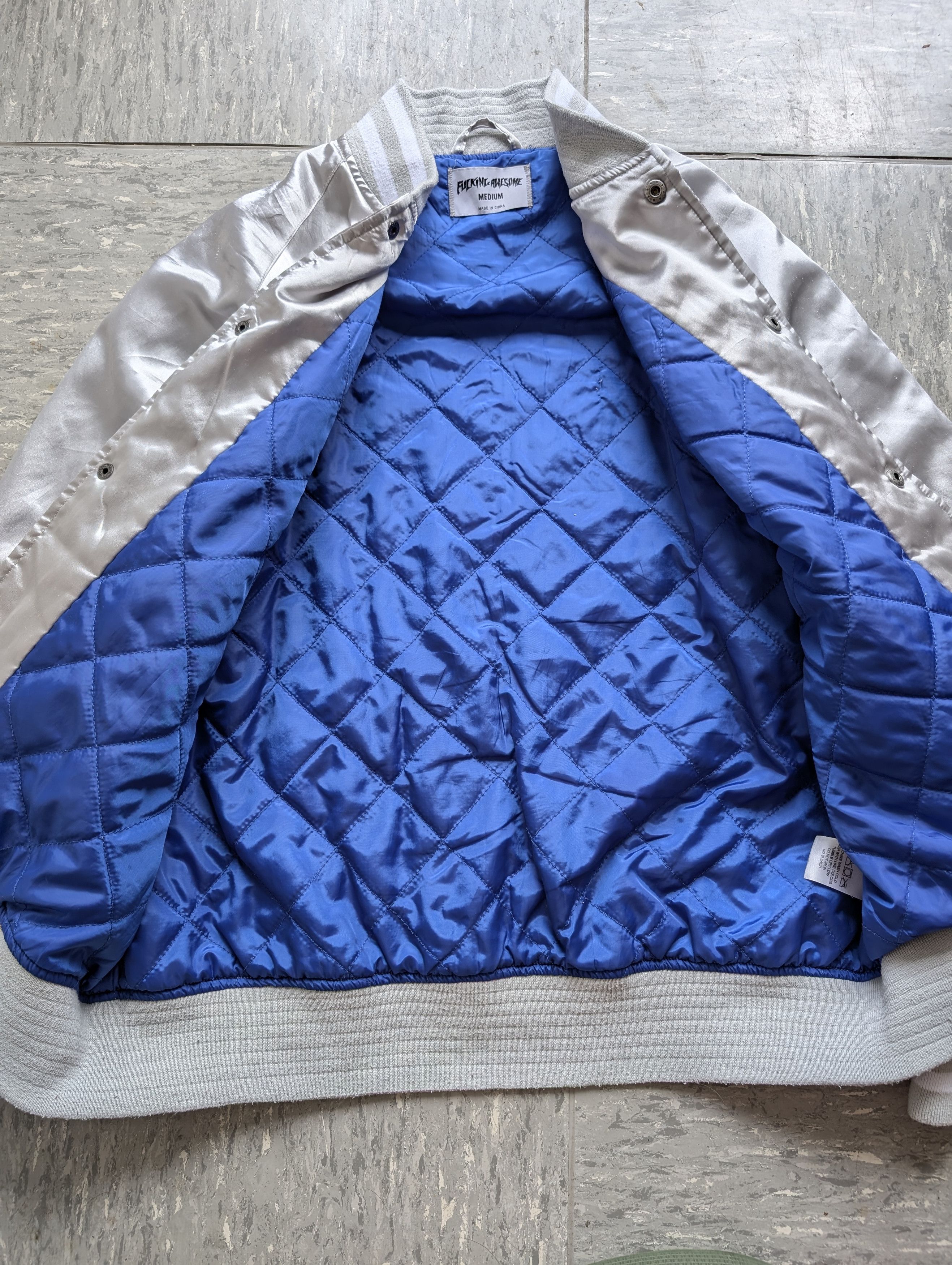 Fucking Awesome Fucking Awesome 2017 naked woman bomber jacket atlas vintage Size US M / EU 48-50 / 2 - 10 Thumbnail