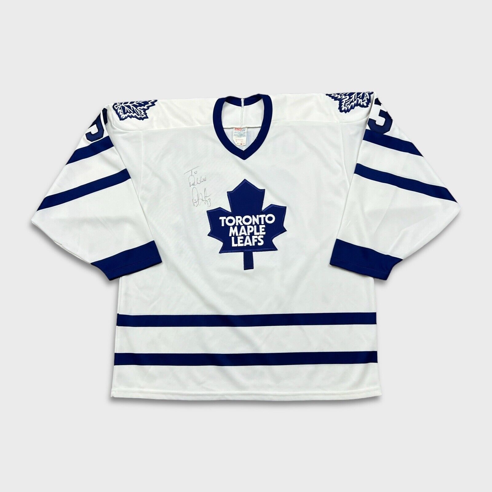 Ccm × NHL × Vintage Vintage 90s CCM Doug Gilmour Toronto Maple Leafs NHL Jersey Size US L / EU 52-54 / 3 - 5 Thumbnail