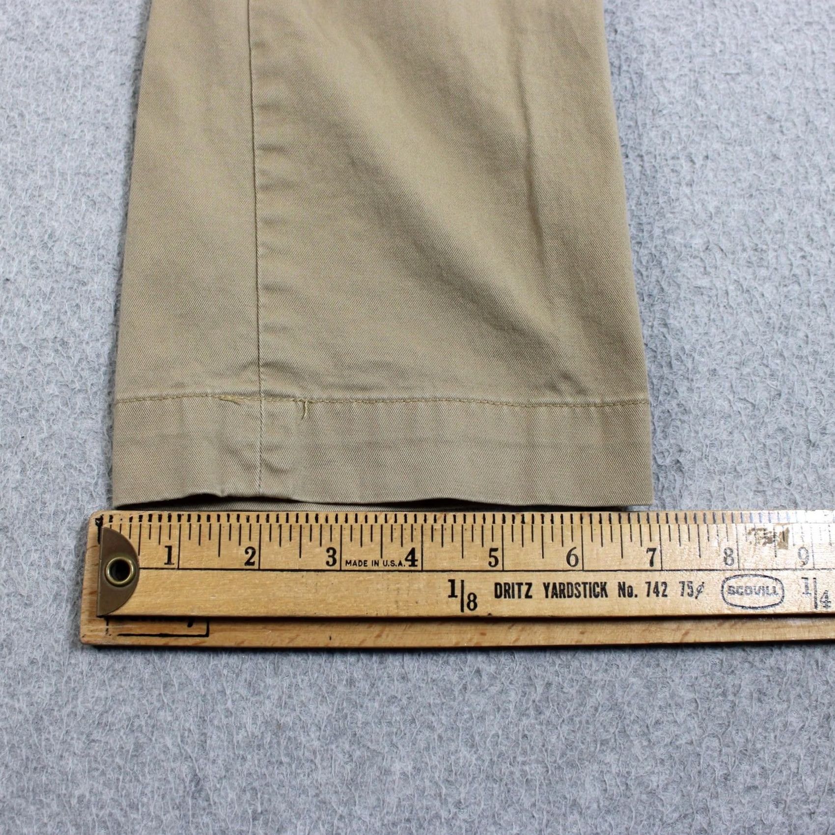 Polo Ralph Lauren Polo Ralph Lauren Pants Men 34x32 Beige Stretch Slim Chino Academia Heritage Slit Pockets Flat Front Casual Business Womens? Size US S / EU 44-46 / 1 - 7 Thumbnail