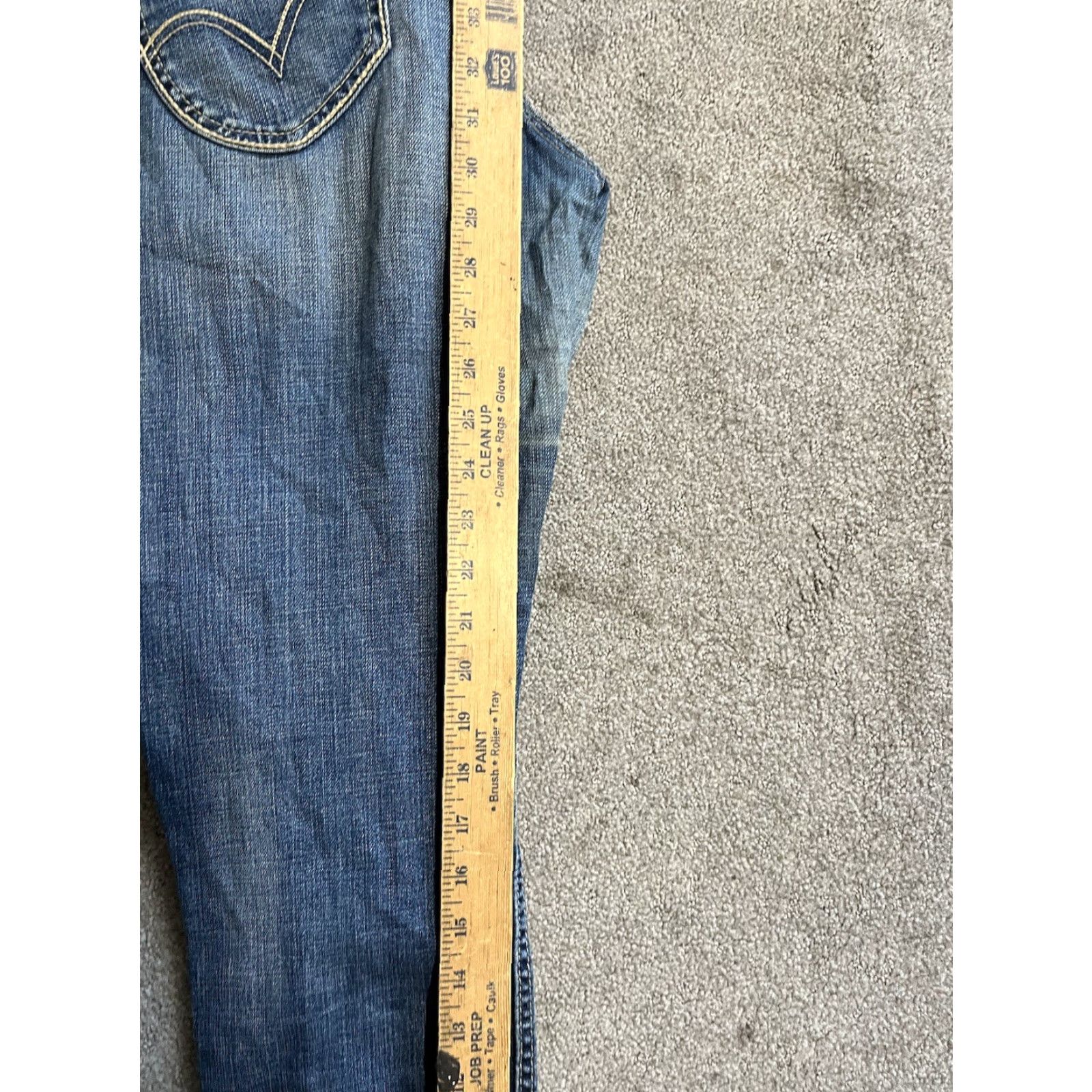 Levi's Levi’s 524 Jeans Womens Regular Jeans 29x32 Blue 90s City Retro Distressed Pockets Denim Cotton Logo Zipper Button Size 30" / US 8 / IT 44 - 7 Thumbnail