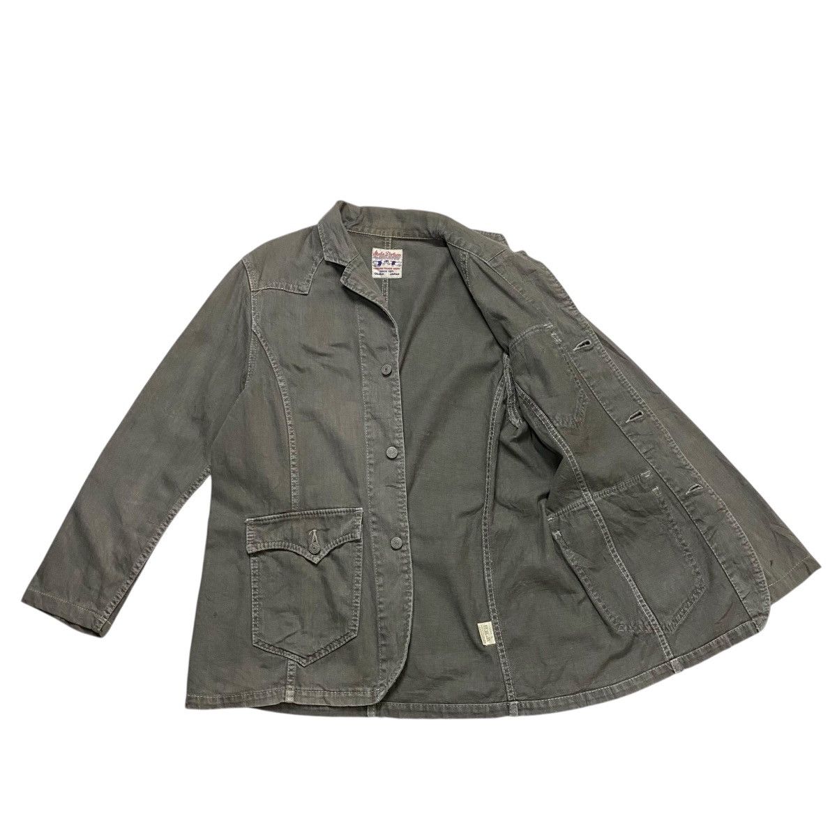 Japanese Brand Studio D Artisan Union Made Button Up Thick chore Jacket Size US M / EU 48-50 / 2 - 2 Thumbnail