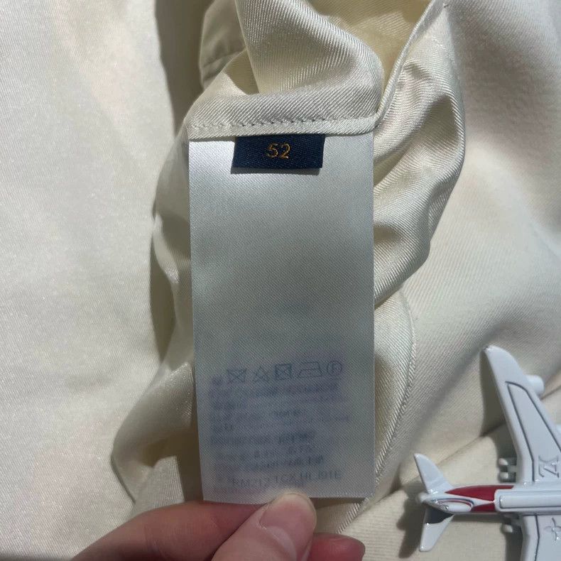 Louis Vuitton louis vuitton White Solid Waist Slim Fit Blazer jacket Size US L / EU 52-54 / 3 - 4 Thumbnail