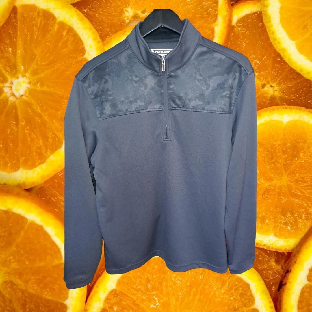 Other Pebble Beach Dry-Luxe Performance 1/4 Zip Blue Sweatshirt Si Size US M / EU 48-50 / 2 - 1 Thumbnail