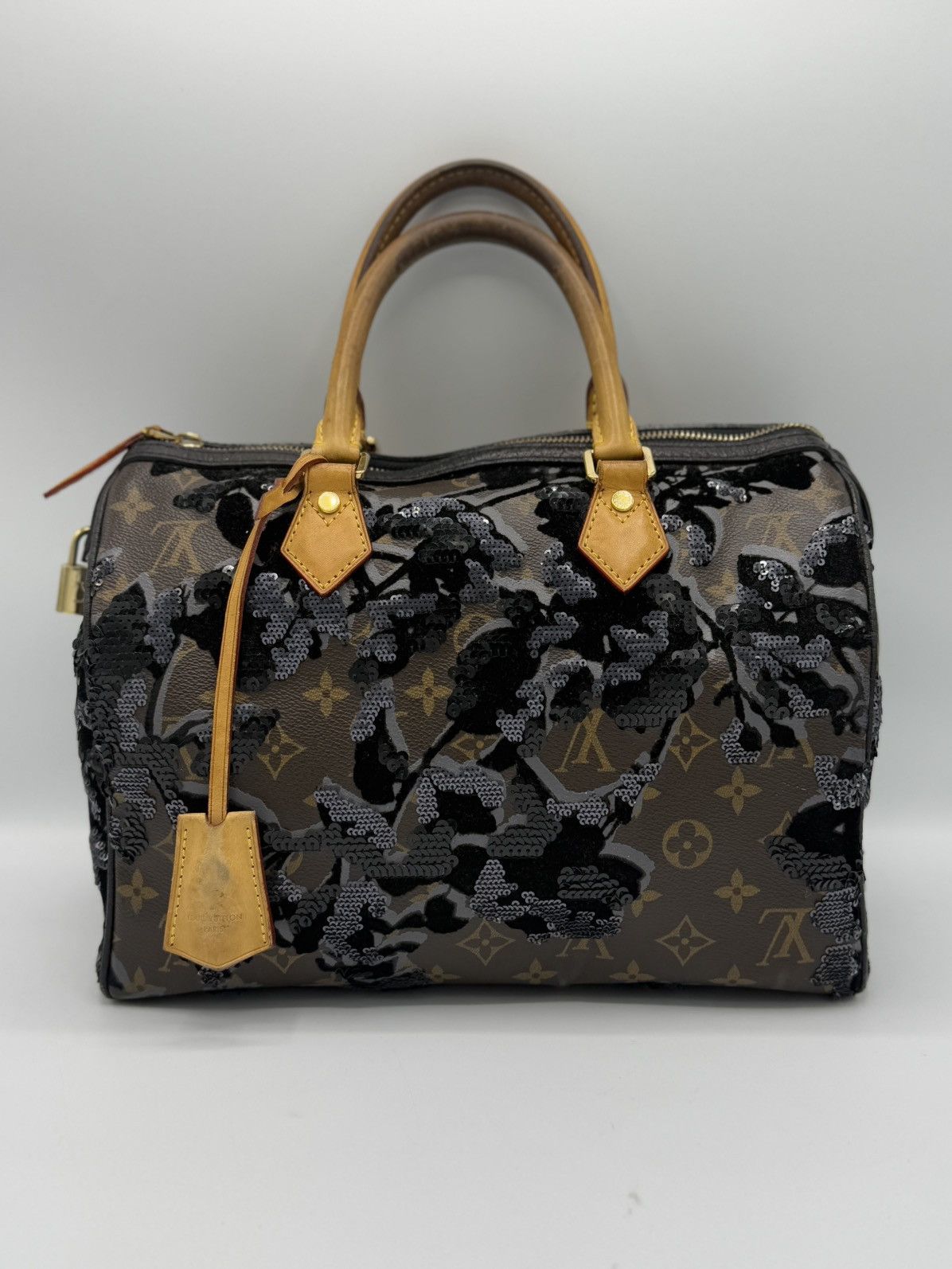 Louis Vuitton Limited Edition Fleur De Jais Speedy 30 Bag