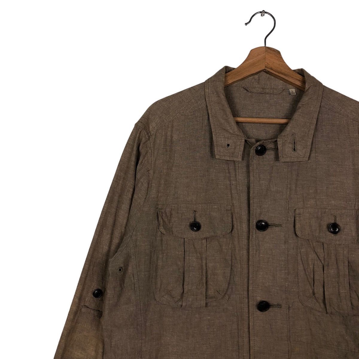 Japanese Brand 🔥Vintage Wool Work Jacket Uniqlo Japan Issey Miyake Size US L / EU 52-54 / 3 - 7 Thumbnail