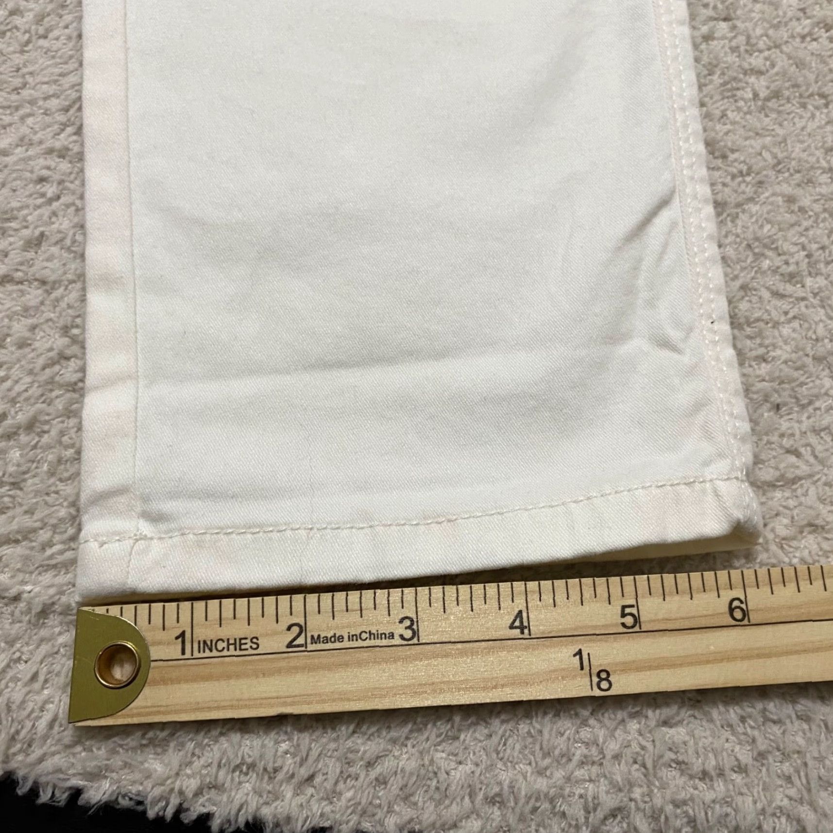 American Eagle Outfitters VINTAGE American Eagle Jeans Womens 4 White Skinny Stretch Cotton Denim Pants Casual Size 27" / US 4 / IT 40 - 2 Thumbnail