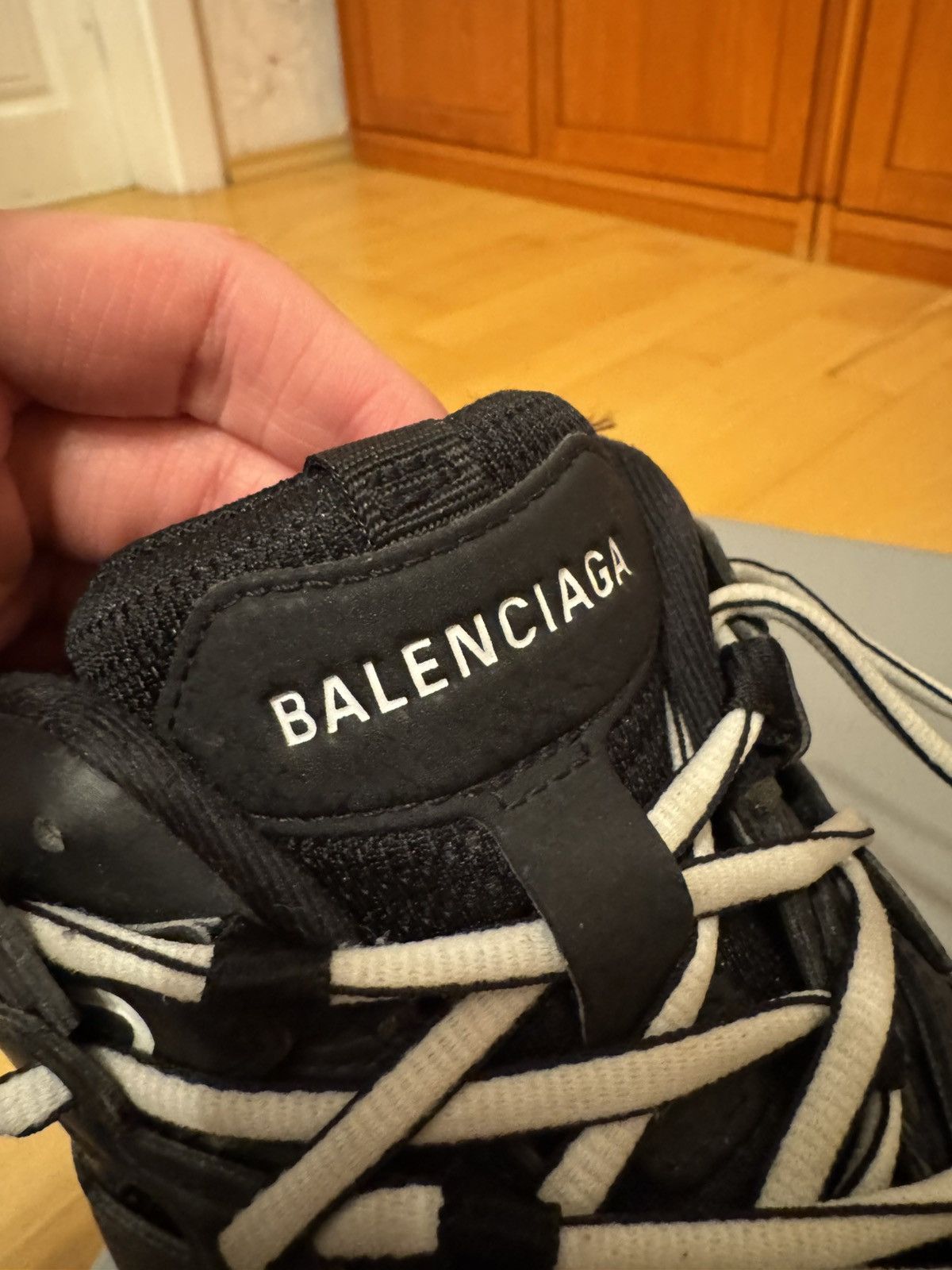 Balenciaga Balenciaga Track Black White Size US 8 / EU 41 - 14 Thumbnail
