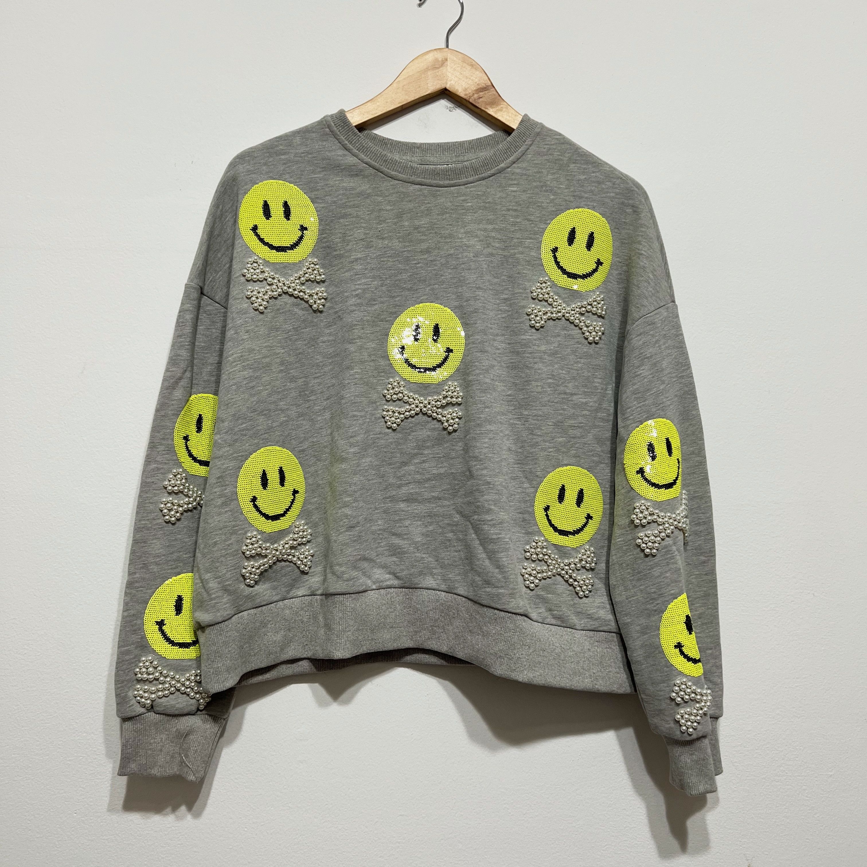 Other Queen Of Sparkles Smiley Face Skull Size XS / US 0-2 / IT 36-38 - 1 Thumbnail