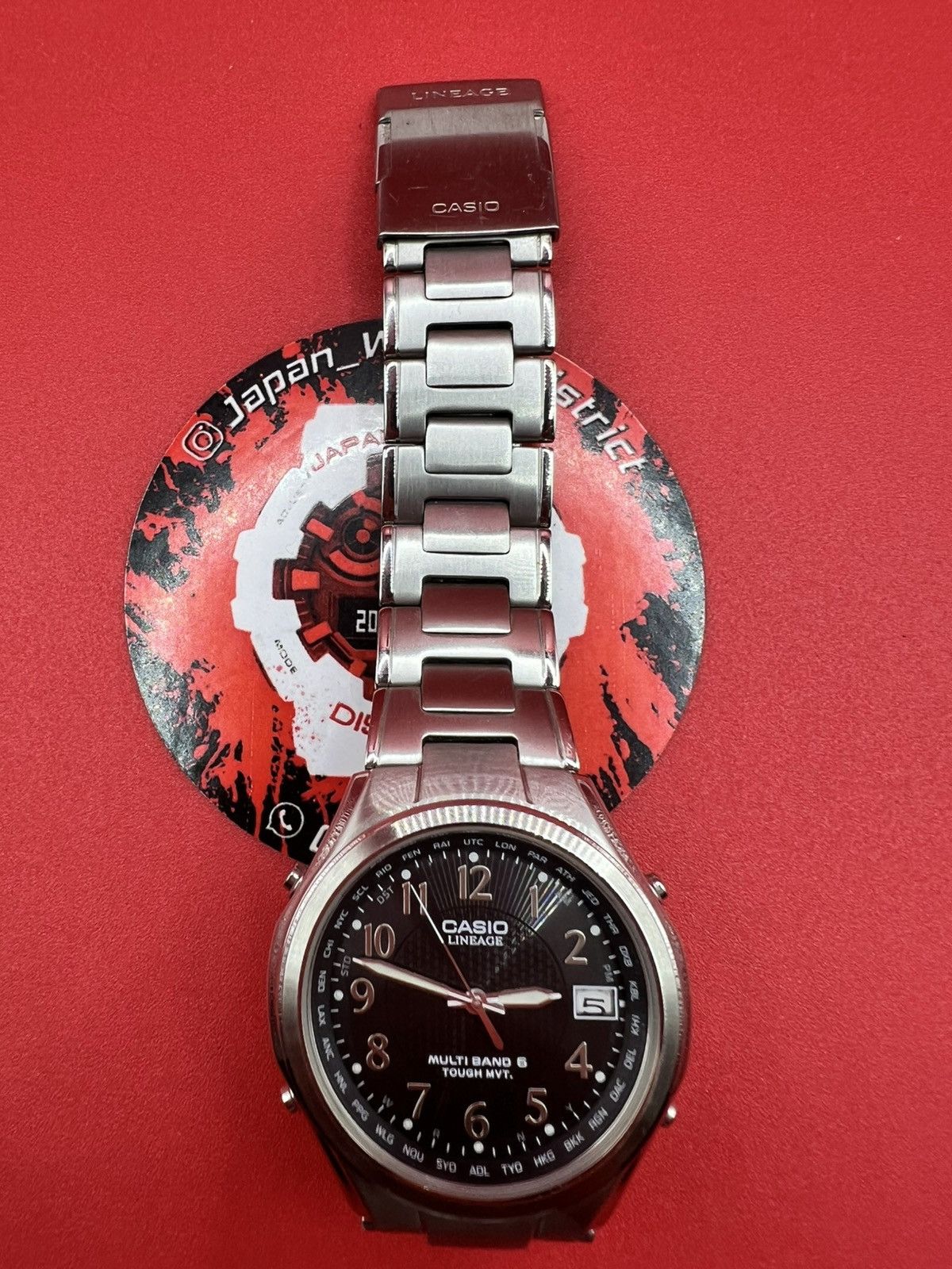 Casio Vintage Casio Lineage LIW-T110 Tough Solar Multbnd 6 Size ONE SIZE - 6 Thumbnail