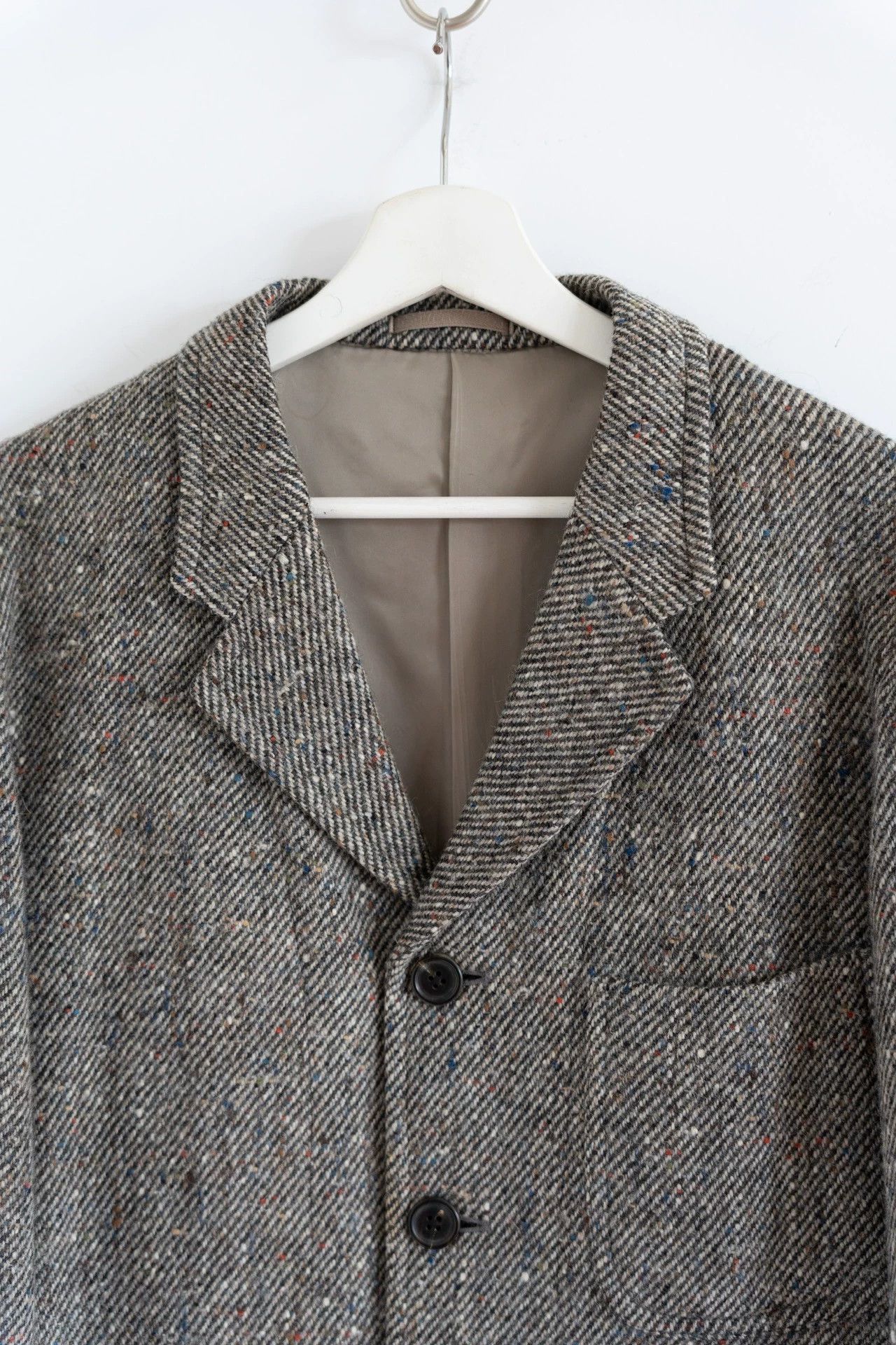 Yohji Yamamoto Yohji Yamamoto 90s Y's Mens Flecked Tweed Blazer Size US M / EU 48-50 / 2 - 3 Thumbnail