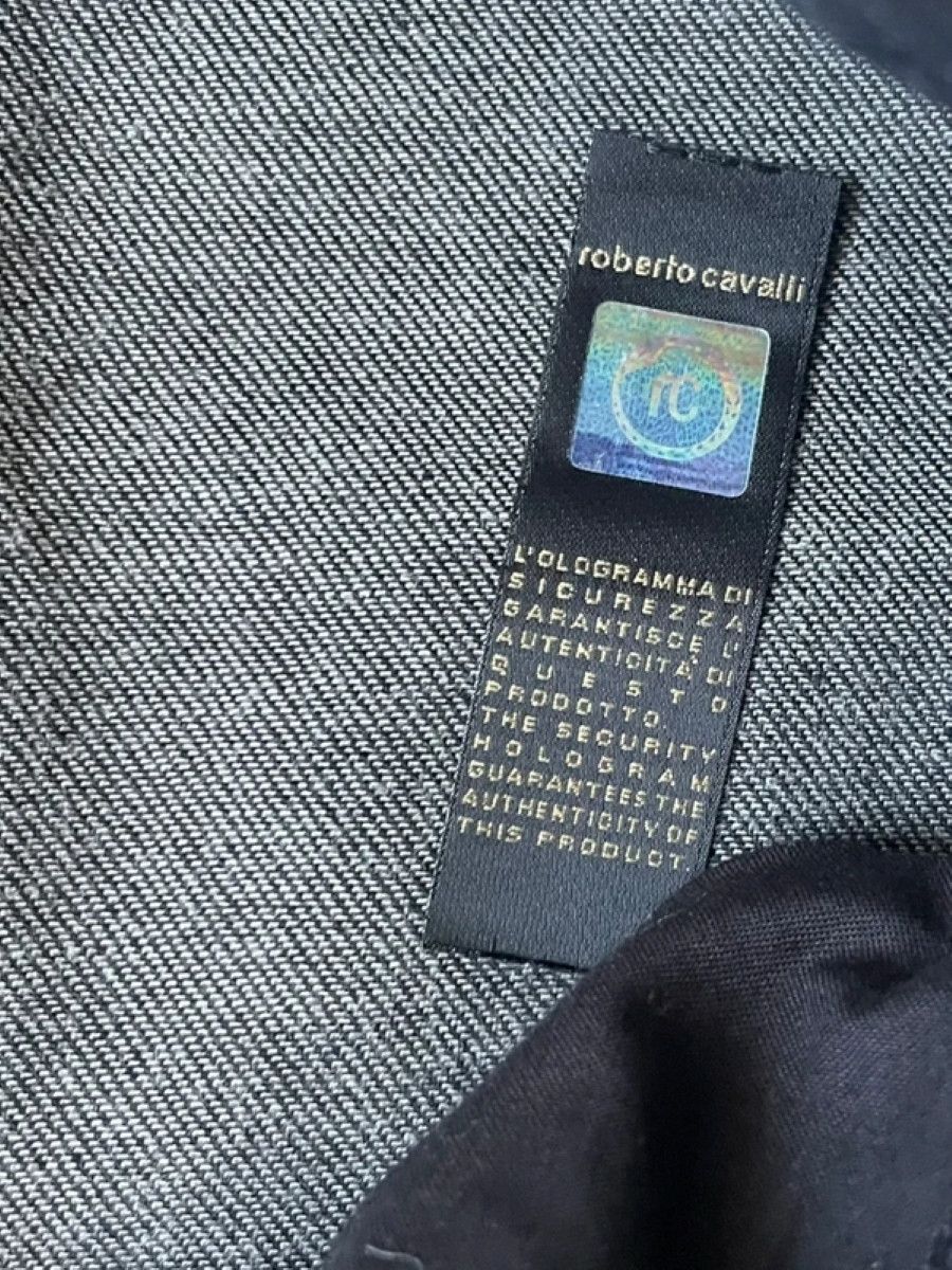Roberto Cavalli Roberto Cavalli Jeans, Size 36 (IT 52), Black, Gray, Italy Size US 36 / EU 52 - 8 Thumbnail