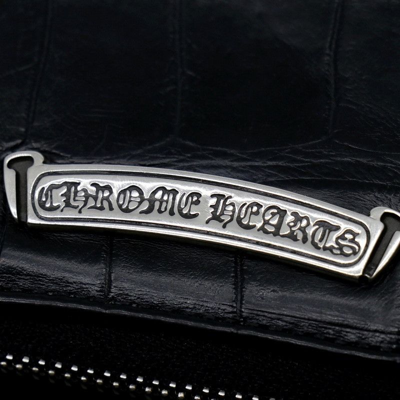 Chrome Hearts Chrome Hearts Alligator Square Zip Wallet Size ONE SIZE - 3 Thumbnail