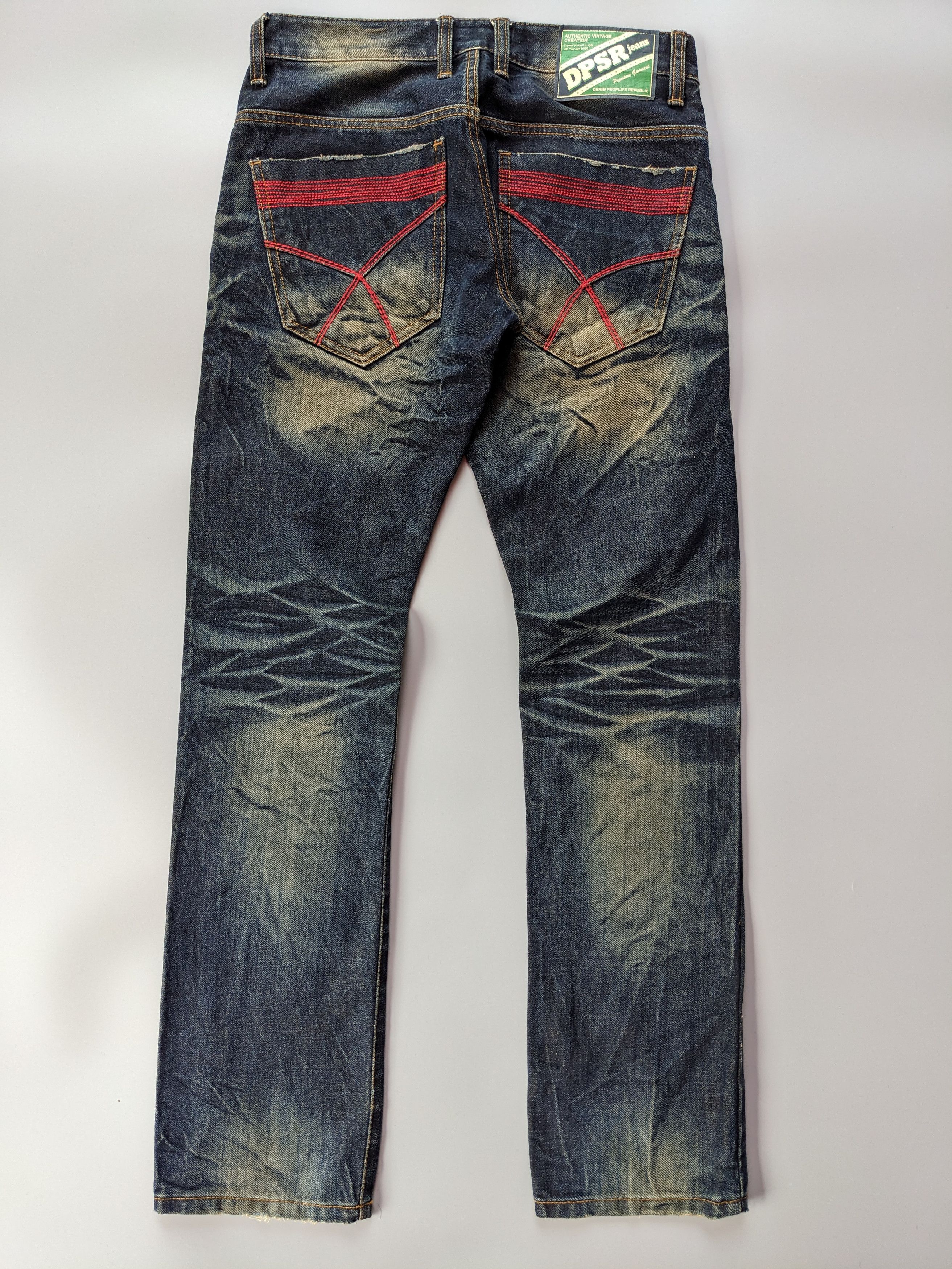 Japanese Brand DPSR indigo mudwash rusty jeans Size US 31 - 2 Thumbnail