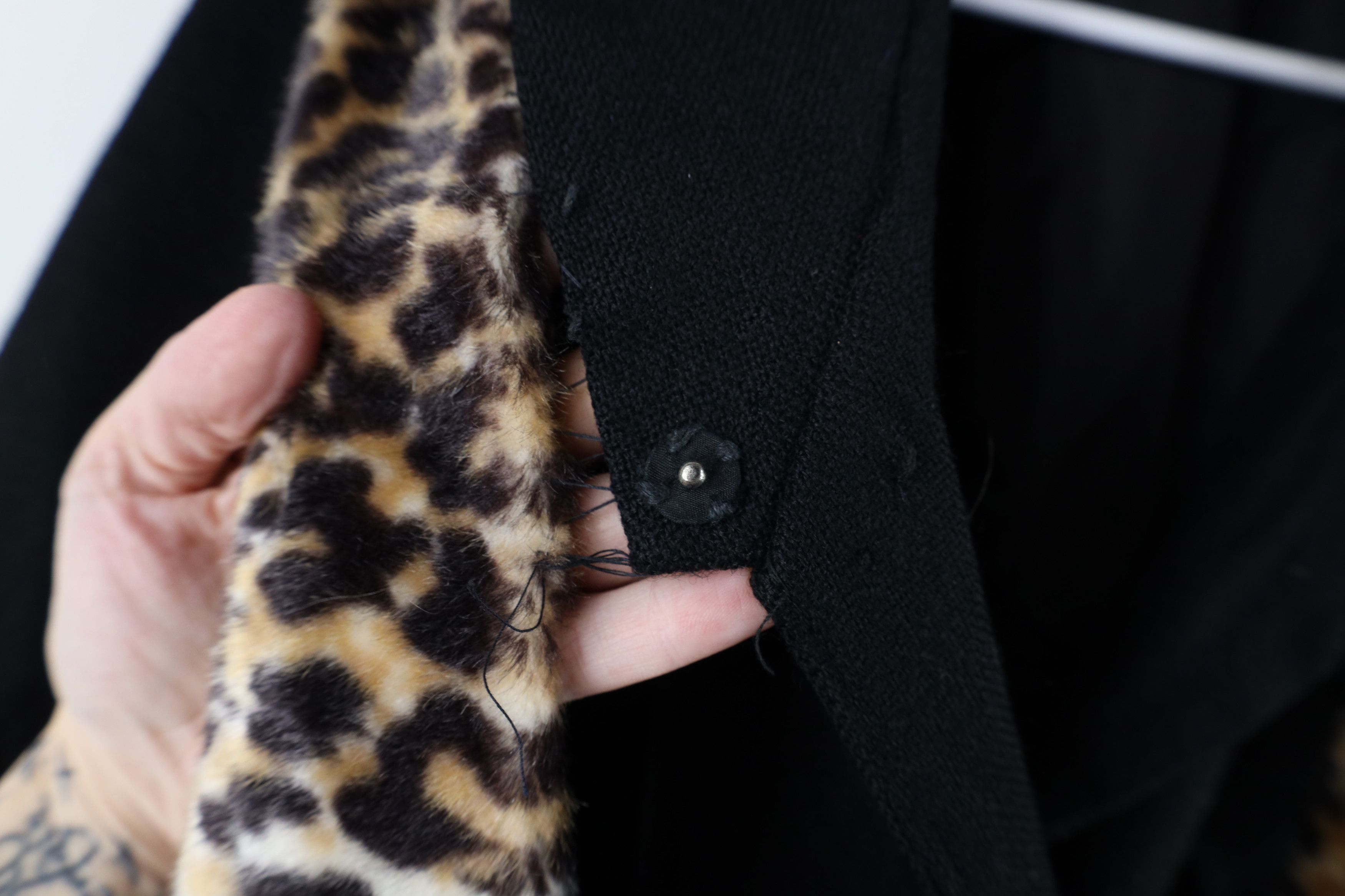 Vintage Vintage 50s Rockabilly Cheetah Trim Blazer Jacket USA Size XL / US 12-14 / IT 48-50 - 4 Thumbnail