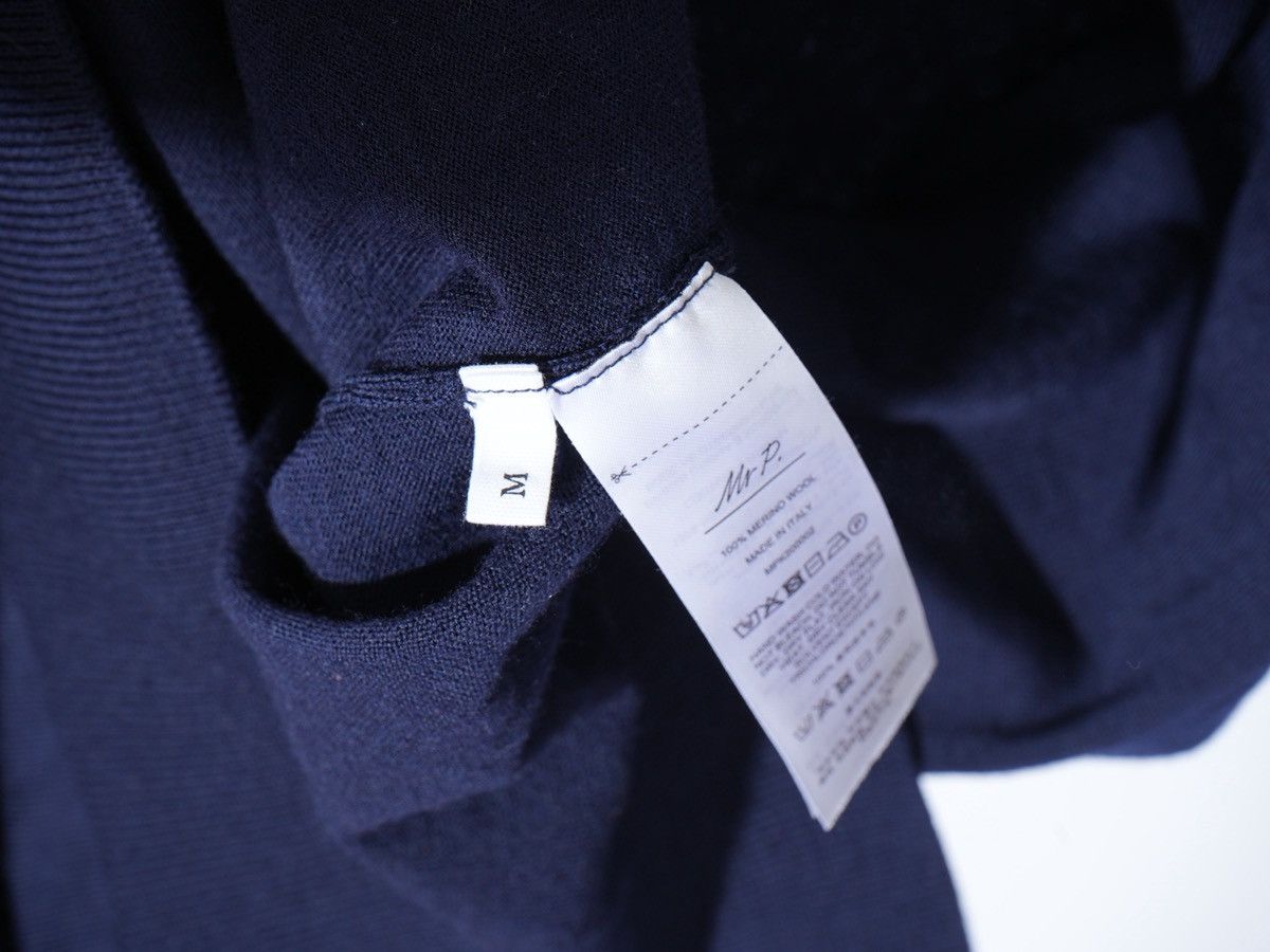 Mr P. Mr Porter - Blue Wool Crewneck - Lightweight Sweater M Size US M / EU 48-50 / 2 - 5 Thumbnail