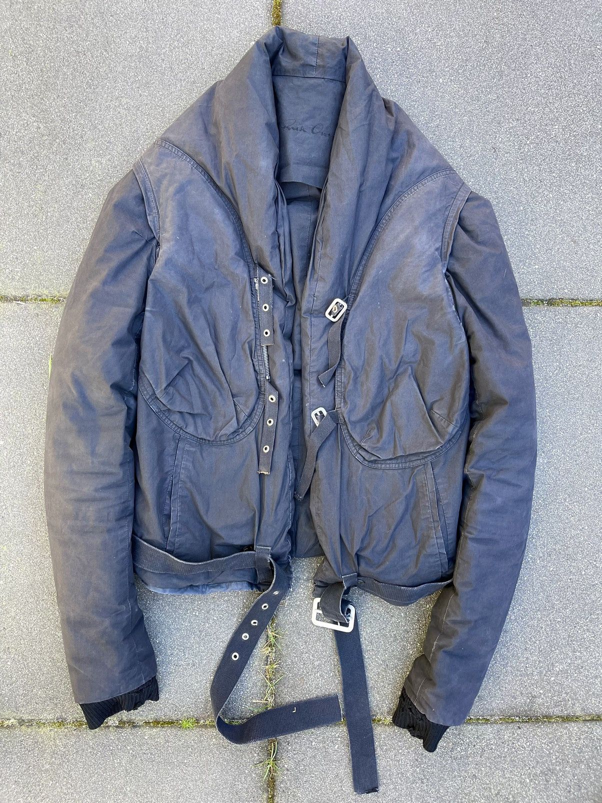 Rick Owens ZIP HOOD BOMBER JACKET 46 黒 Padded jackets Rick