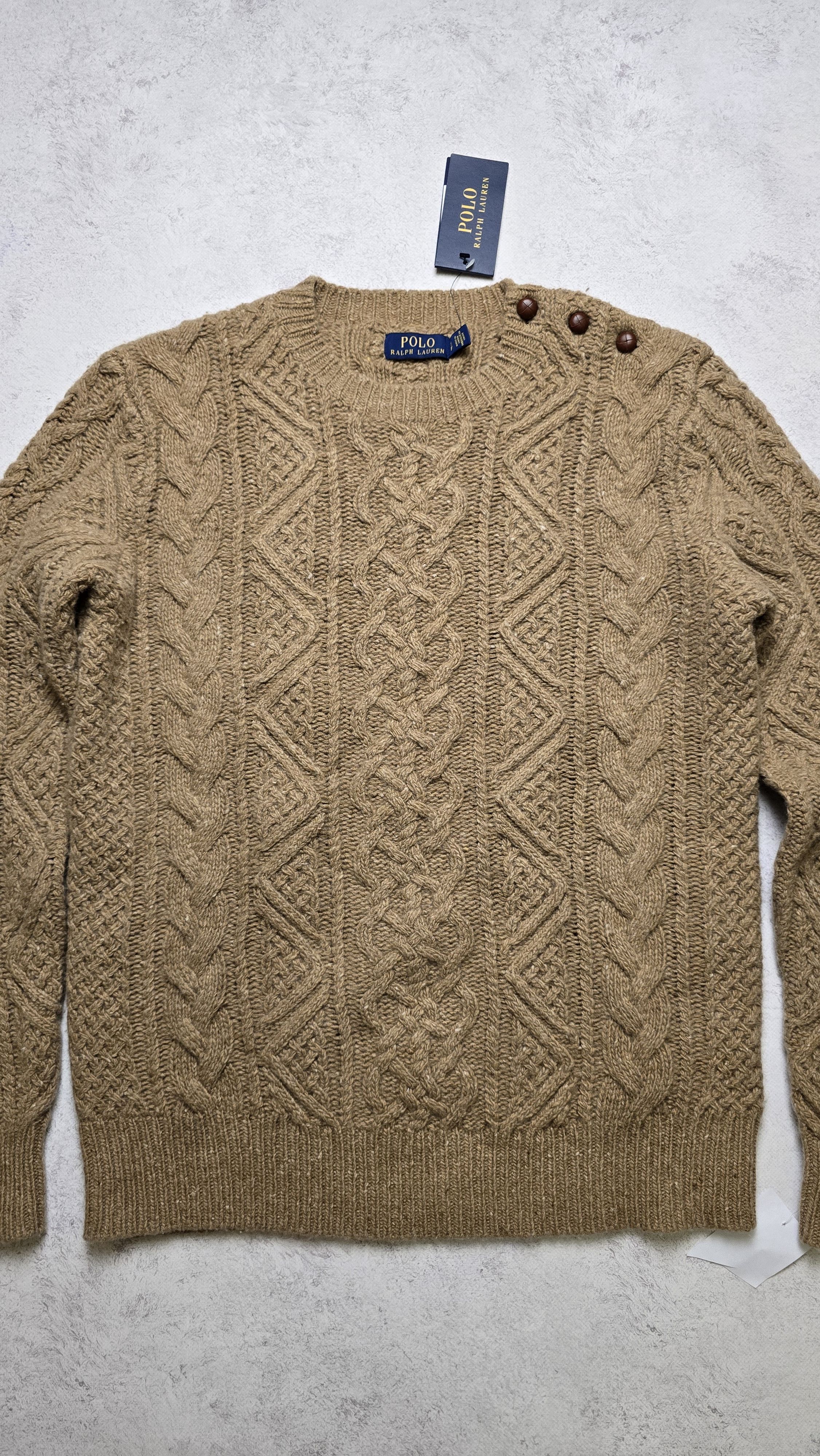Polo Ralph Lauren Polo Ralph Lauren Knitted 100% Merino Wool Sweater RRP 345£ Size US S / EU 44-46 / 1 - 9 Thumbnail