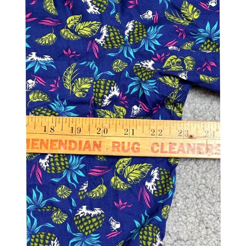 Vintage Alan Flusser Shirt Adult Medium Blue Hawaiian 100% Cotton Button-Up Casual Mens Shirt Size US M / EU 48-50 / 2 - 6 Thumbnail