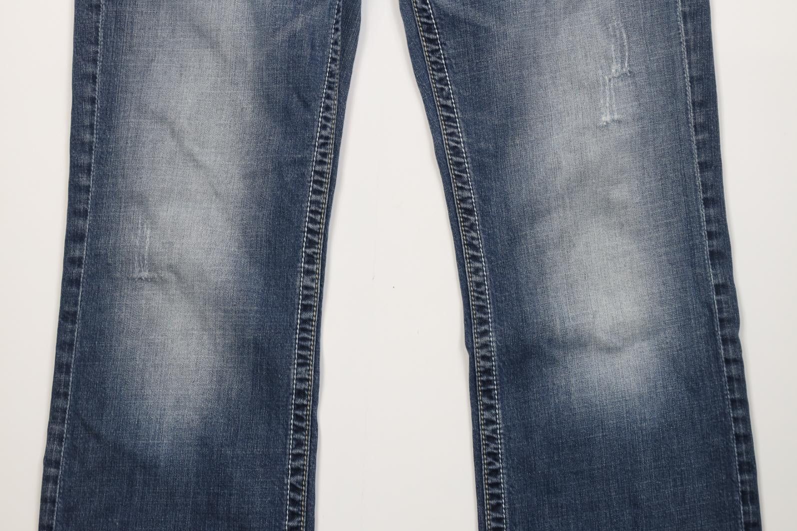Vintage Buckle BKE Thick Stitch Stretch Carter Bootcut Jeans Blue Size US 33 - 3 Thumbnail