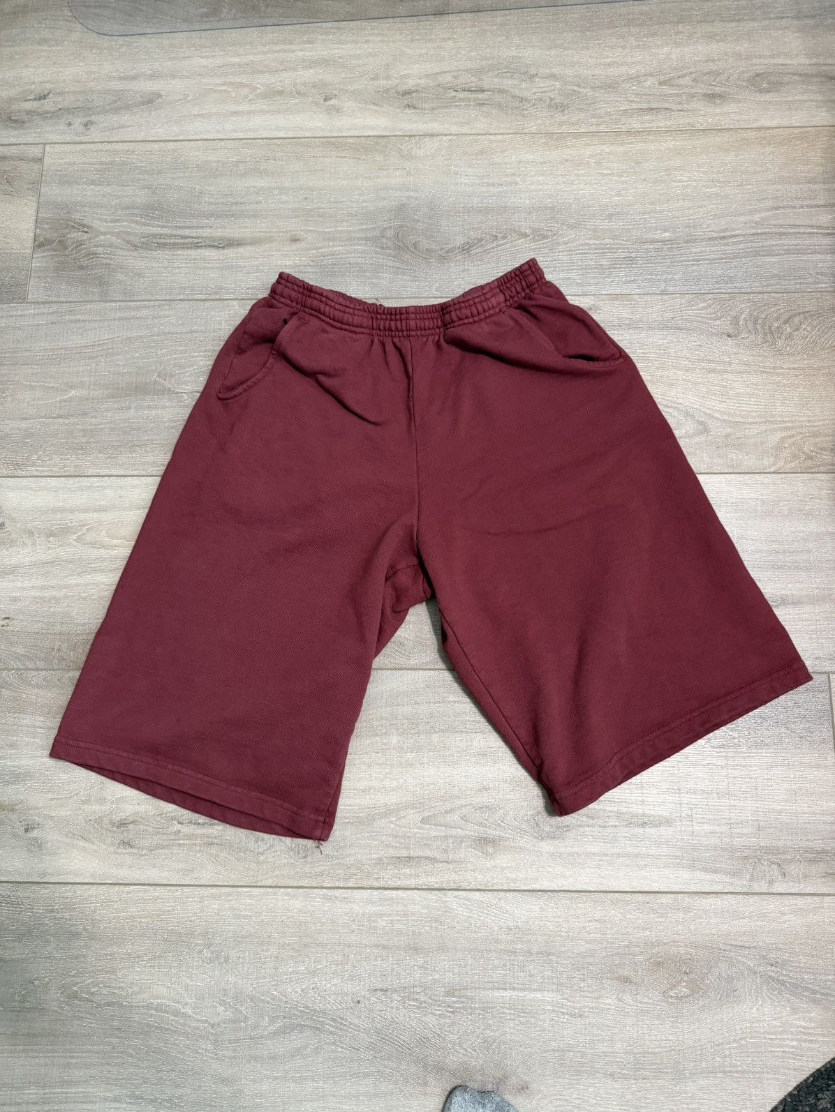 Vintage Vintage Long Sweat Shorts Size US 32 / EU 48 - 1 Thumbnail