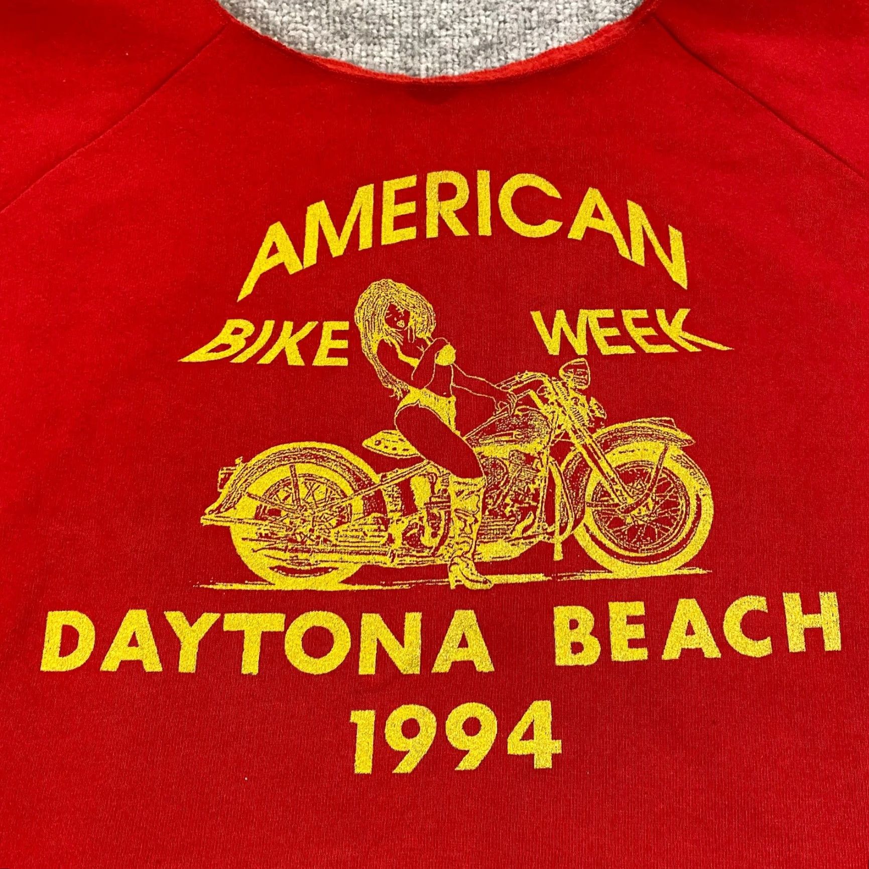Vintage VINTAGE Motorcycle Shirt Mens One Size Red 1994 Daytona Bike Week Rag Gym 90s Size US M / EU 48-50 / 2 - 4 Thumbnail