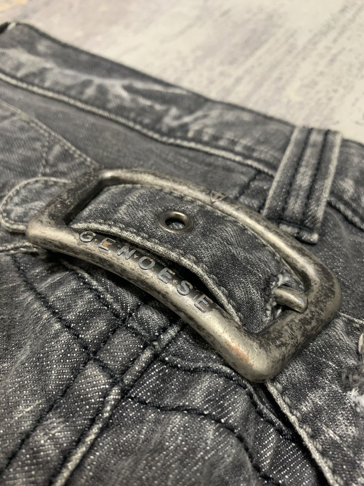 Japanese Brand Japanese Genoese Open Hem Clawmark Denim Pant 32x31 Size US 32 / EU 48 - 14 Thumbnail
