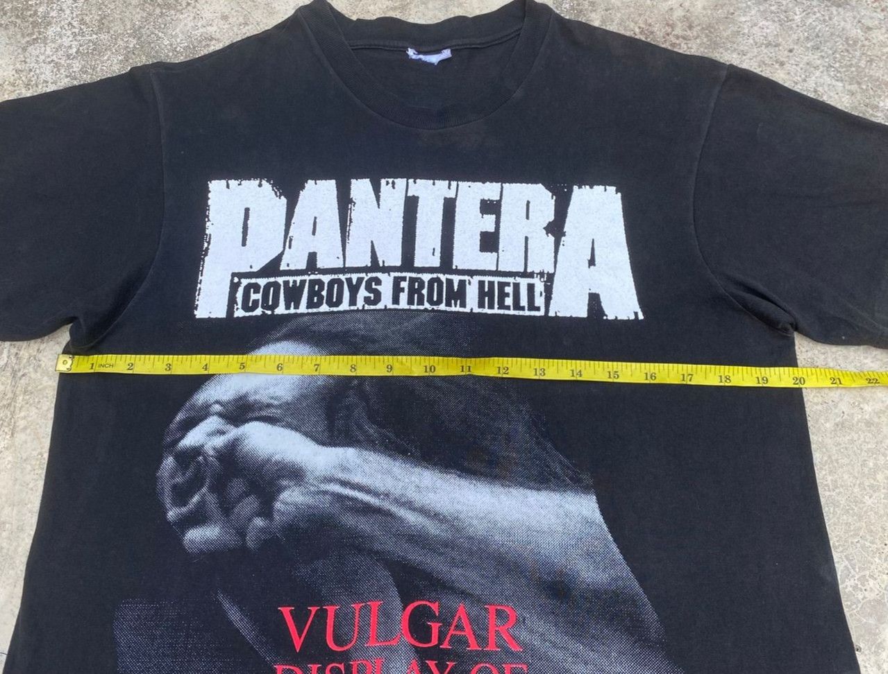 Band Tees Vintage 90s Pantera Cowboy From Hell Metal Band Tshirt Size US M / EU 48-50 / 2 - 5 Thumbnail