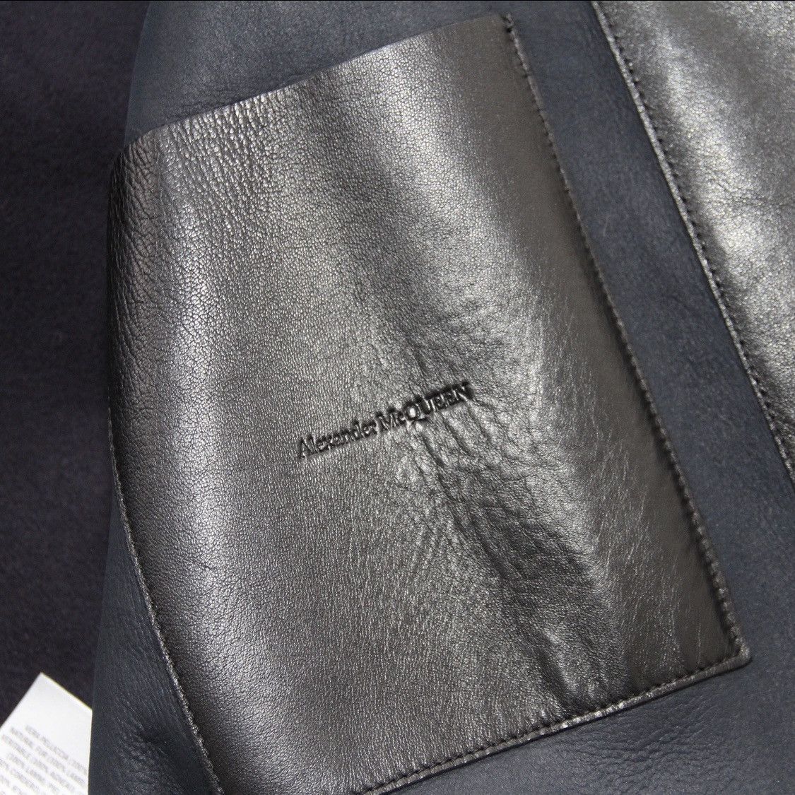 Alexander McQueen Alexander McQueen Shearling Leather Panel Coat Size US L / EU 52-54 / 3 - 11 Thumbnail