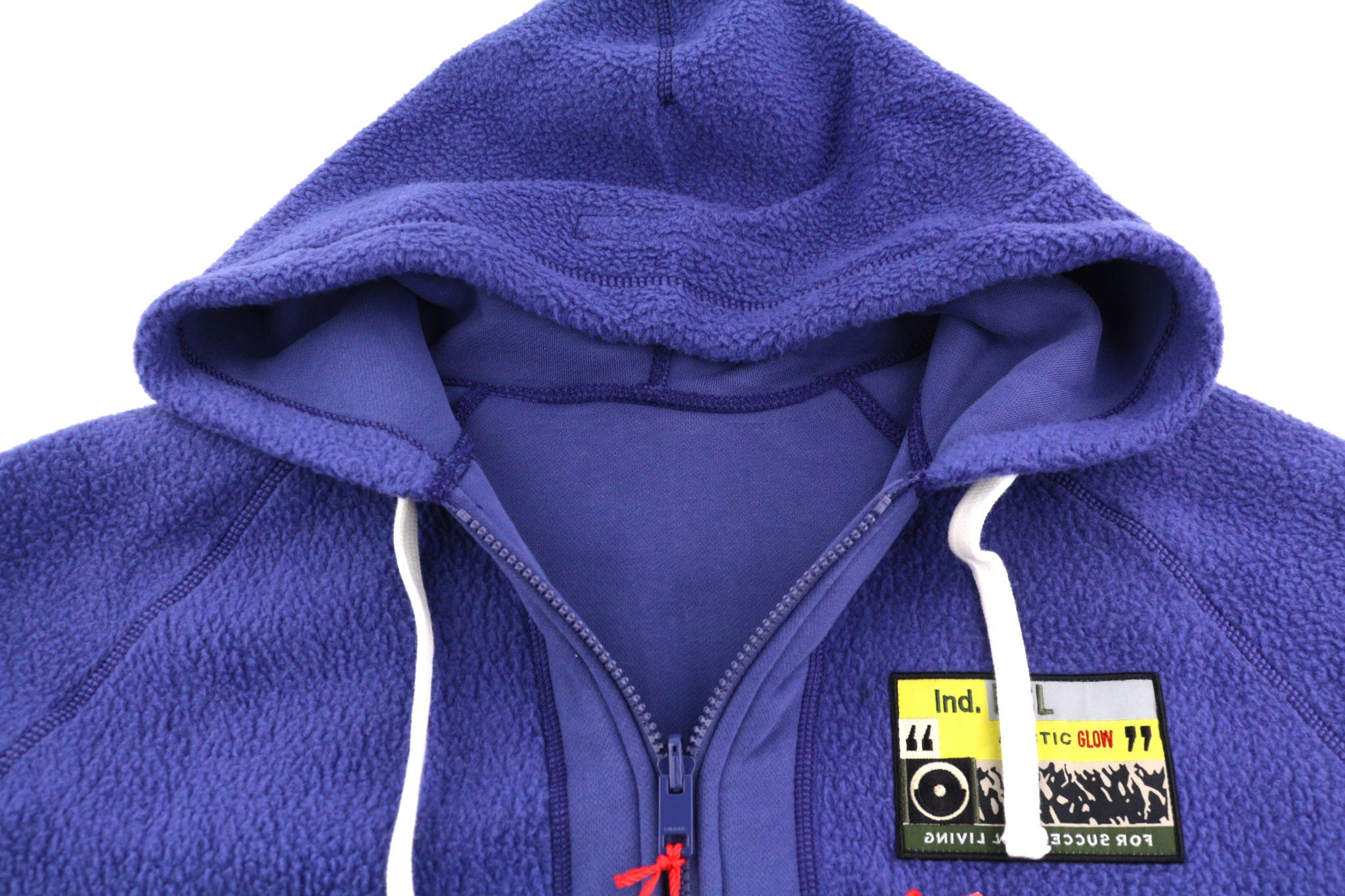 Diesel S-Rummes-Zip-Rev Men Hoodie L Blue RRP€250 Fleece 40113 Size US L / EU 52-54 / 3 - 6 Thumbnail