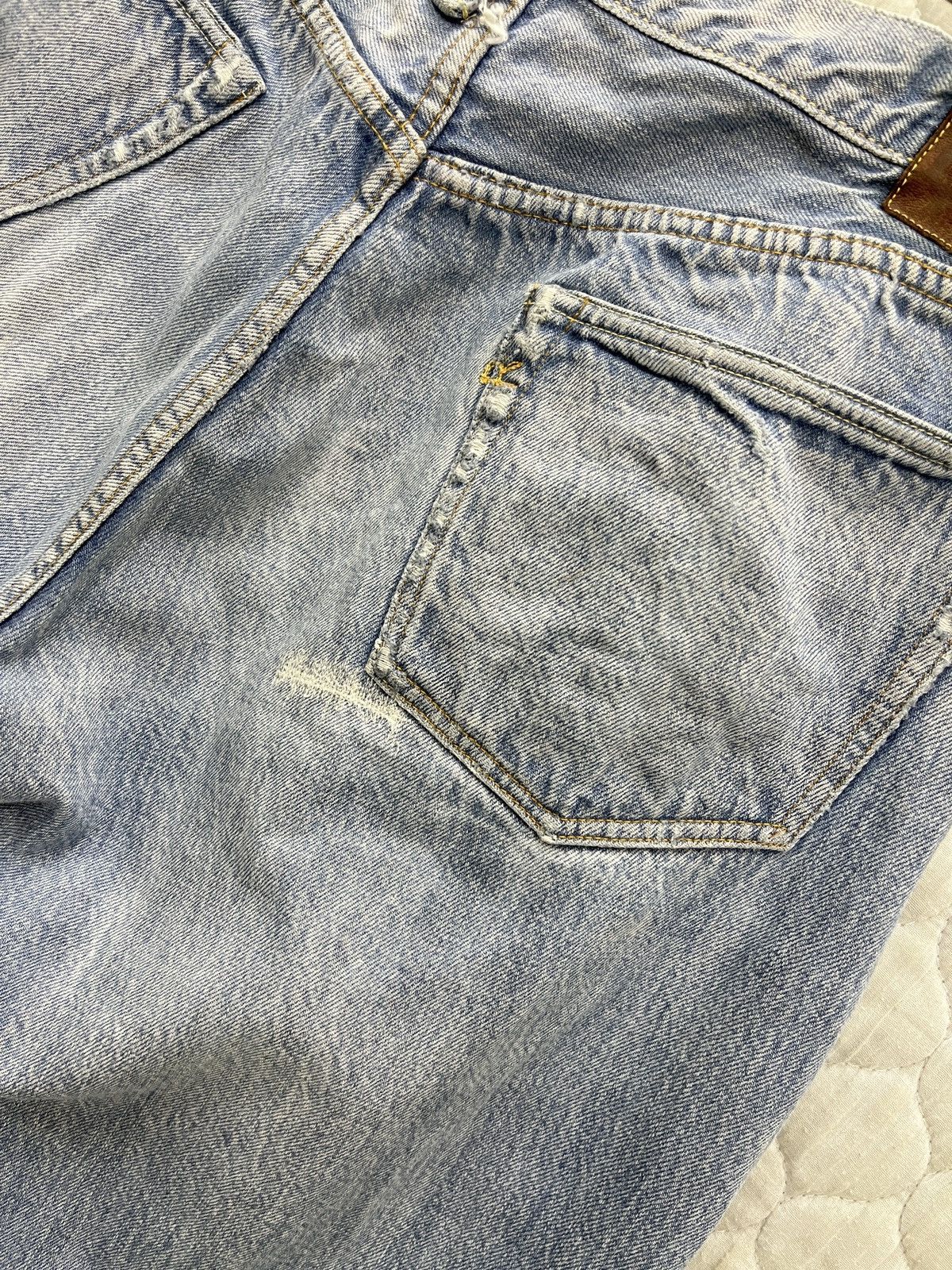 45rpm 🔥🔥🔥ARCHIVE 45RPM SELVEDGE DISTRESSED DENIM Size US 32 / EU 48 - 10 Thumbnail