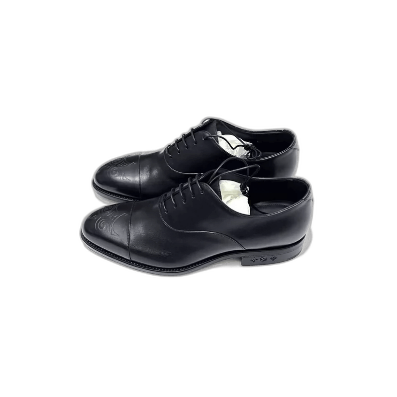 Louis Vuitton Monceau Leather Shoes Size 6 in Black, Men's