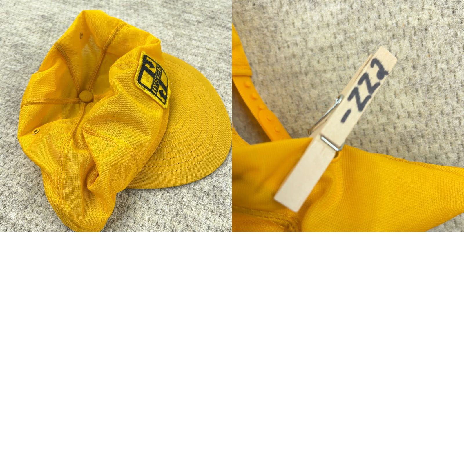 Vintage VINTAGE Louisville MFG Trucker Hat Cap Made IN USA Yellow 80s Mens One Size Adjustable Cotton Twill Hat Size ONE SIZE - 8 Thumbnail