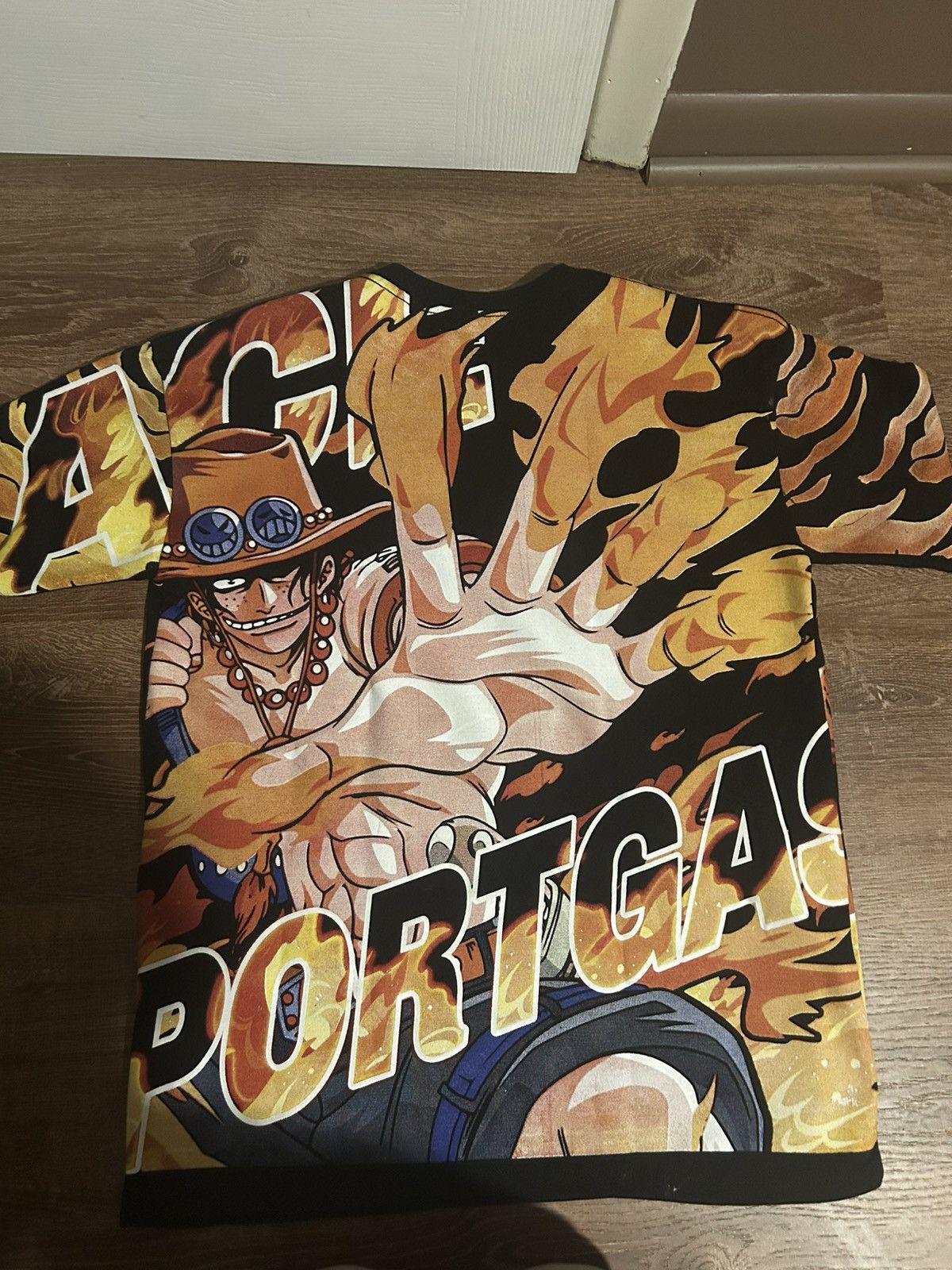Other Luffy and Ace One piece flame AOP shirt Size US XL / EU 56 / 4 - 3 Thumbnail