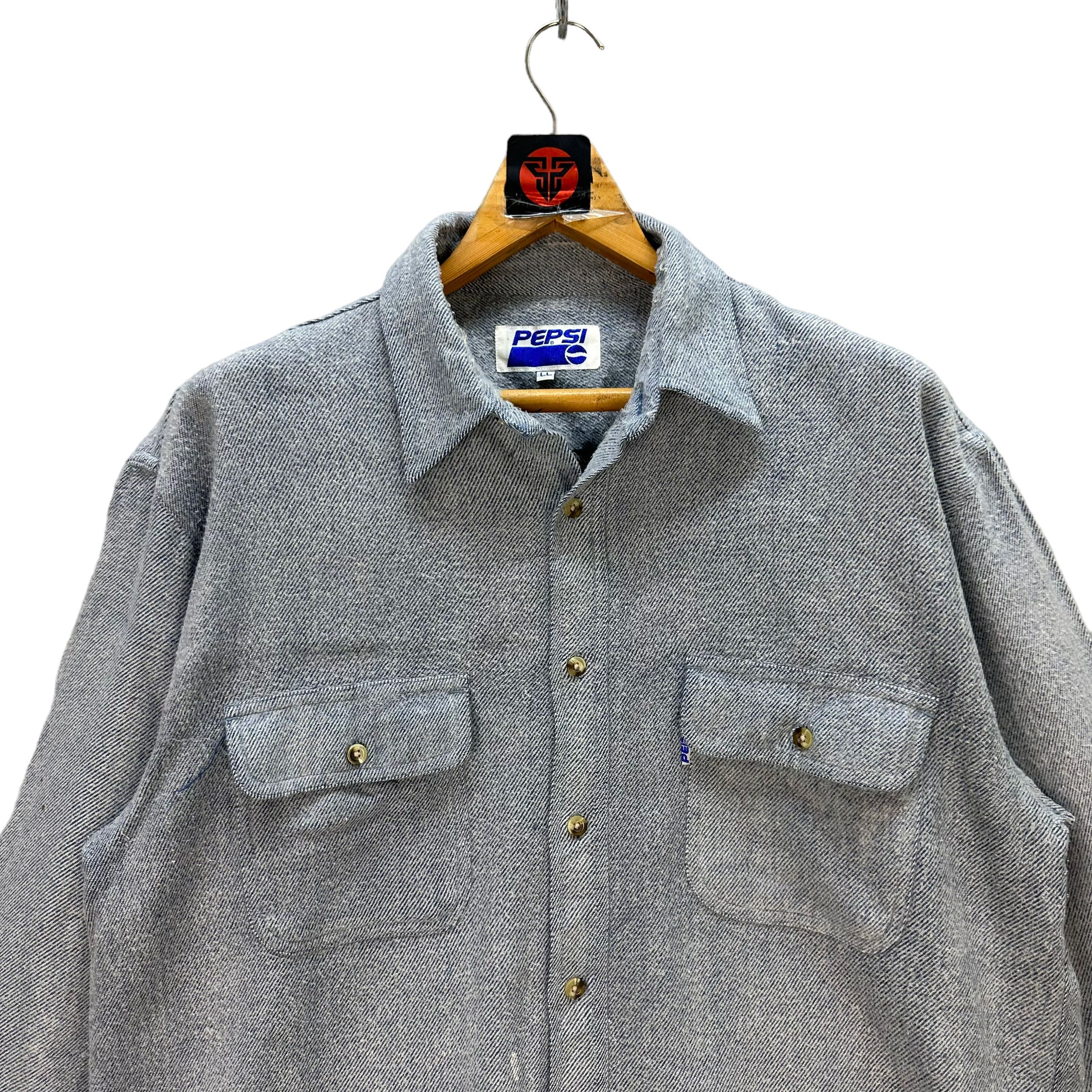 Pepsi VINTAGE PEPSI FLANNEL #7651-161 Size US L / EU 52-54 / 3 - 2 Thumbnail