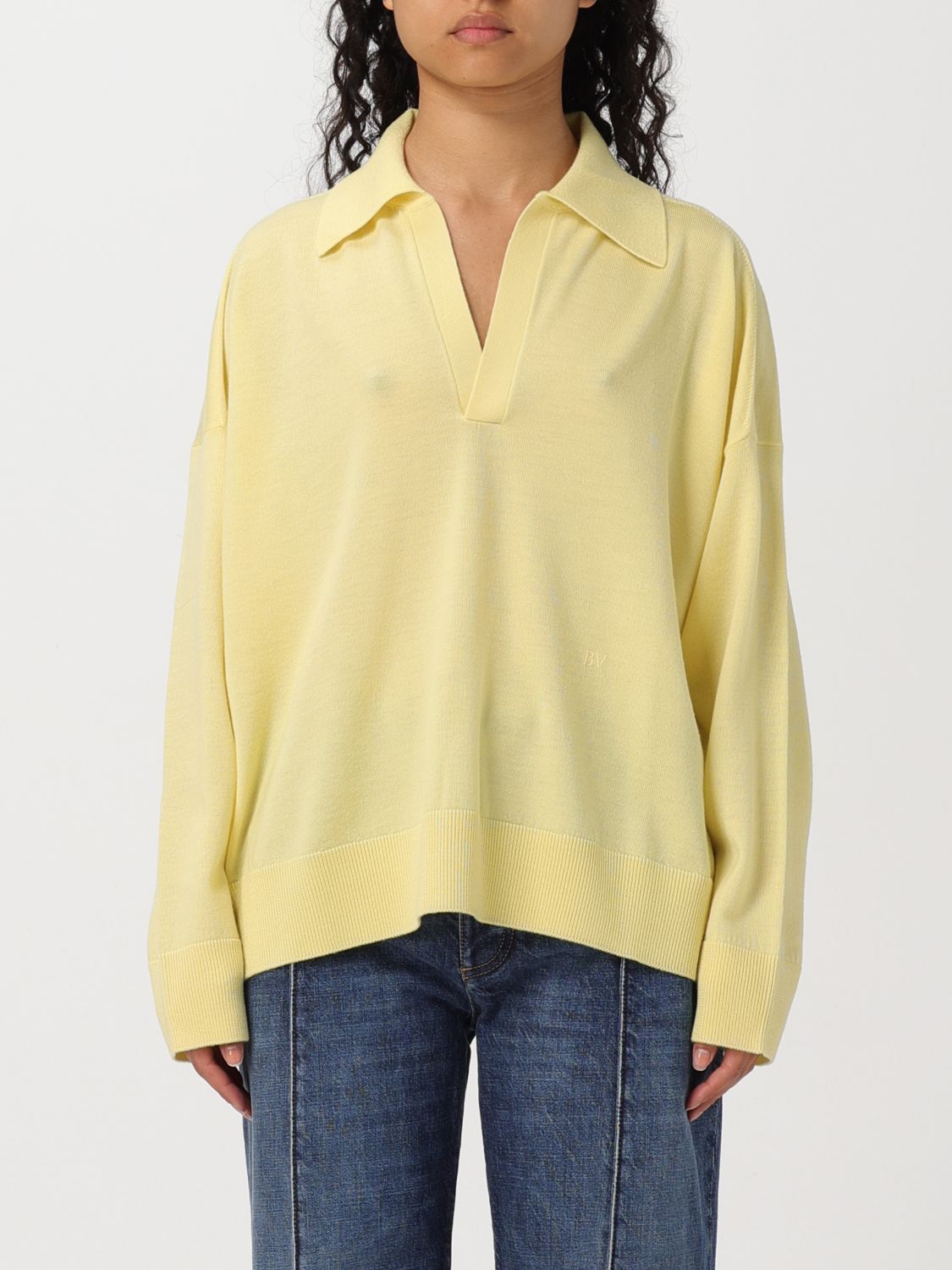 image of Bottega Veneta Sweater Woman Yellow, Women's (Size Medium)