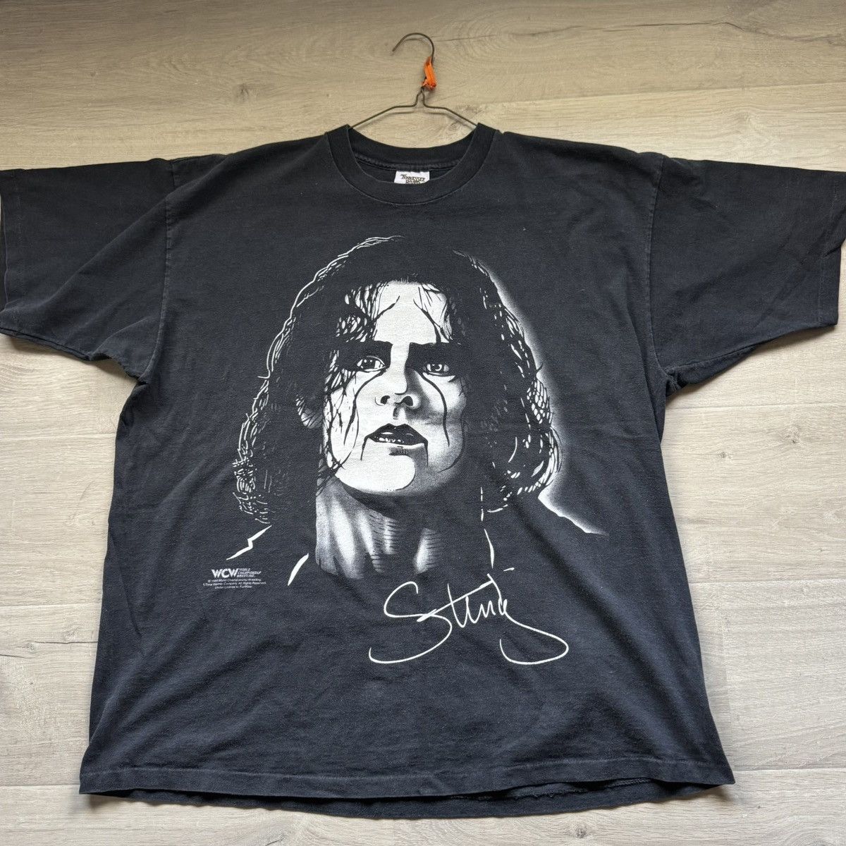 Vintage 1993 Sting The Crow T-shirt Size US XL / EU 56 / 4 - 1 Thumbnail