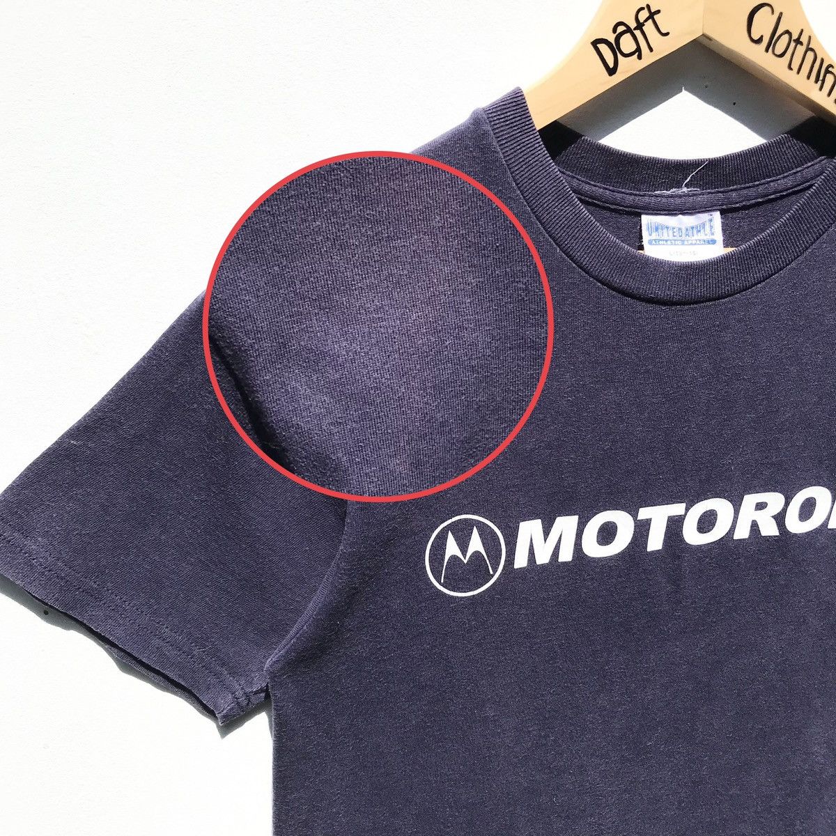 Motorola × Vintage 💥Distressed💥Vintage Motorola Mobile Phone Tee Size US S / EU 44-46 / 1 - 14 Thumbnail