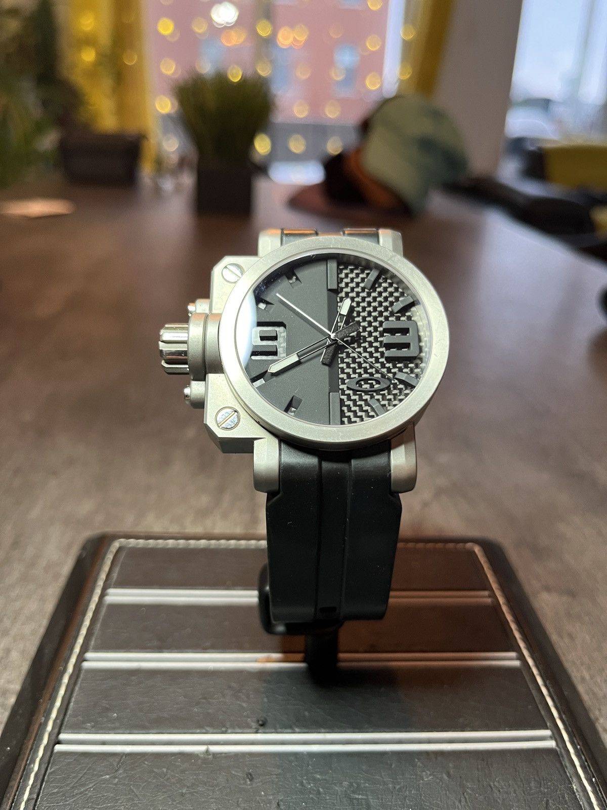 image of Oakley Gearbox X Titanium Edition X in Black, Men's