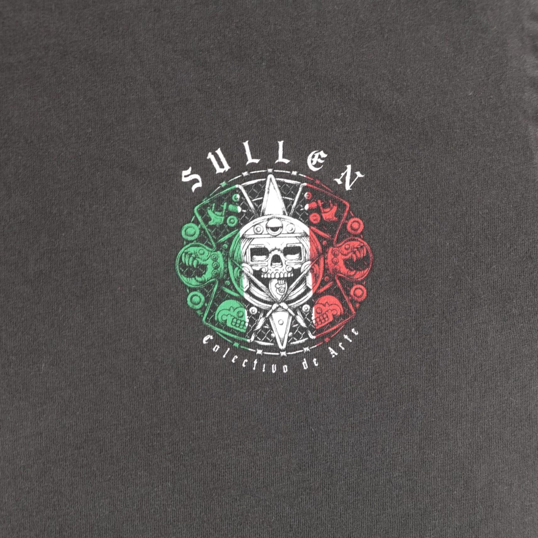 Vintage VINTAGE Sullen Shirt Graphic Print Long Sleeve Crew Neck Mens Large Gray Skull Tattoo Art Size US L / EU 52-54 / 3 - 3 Thumbnail