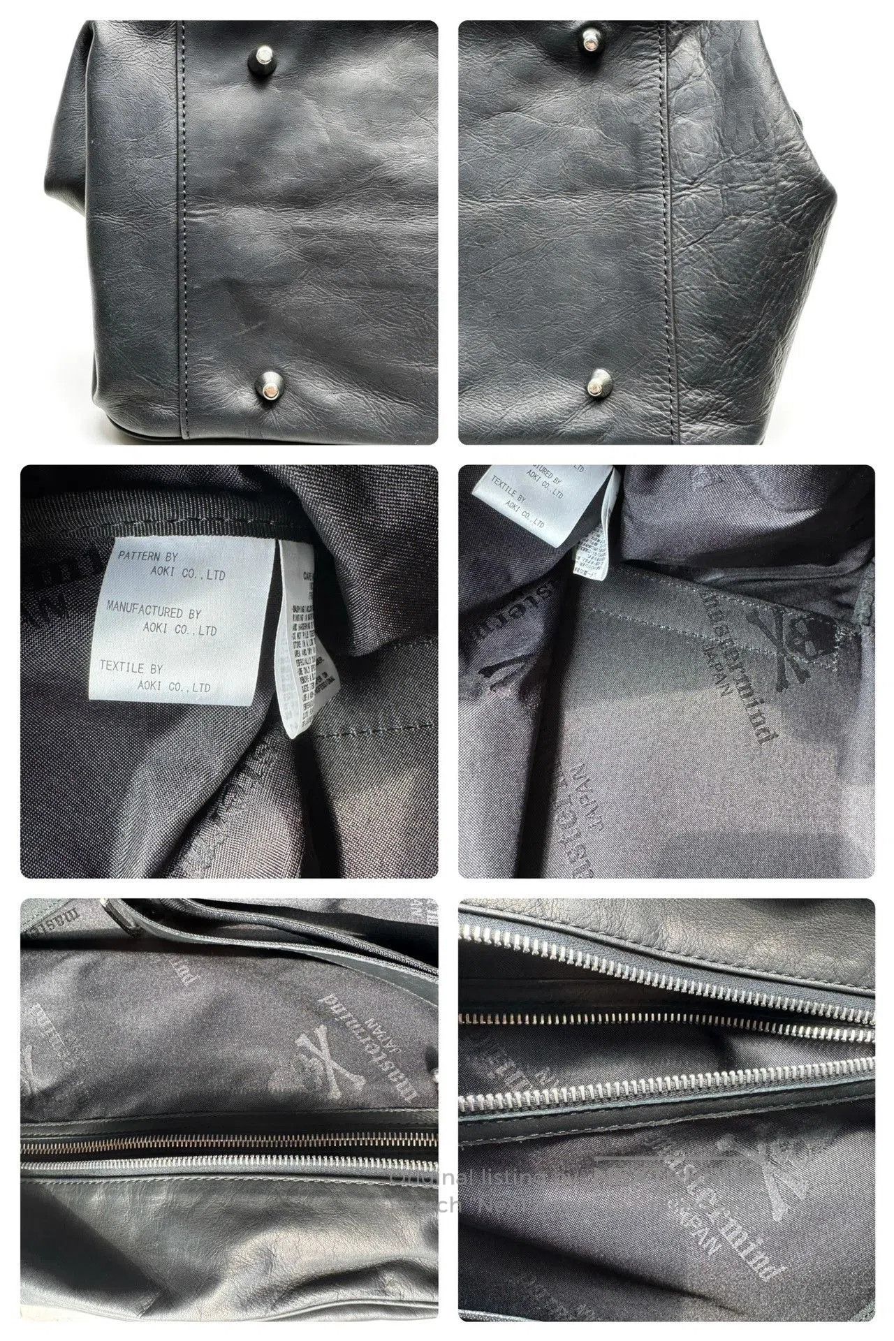 Mastermind Japan mastermind Japan MMJ Leather Boston Bag. Size ONE SIZE - 8 Thumbnail
