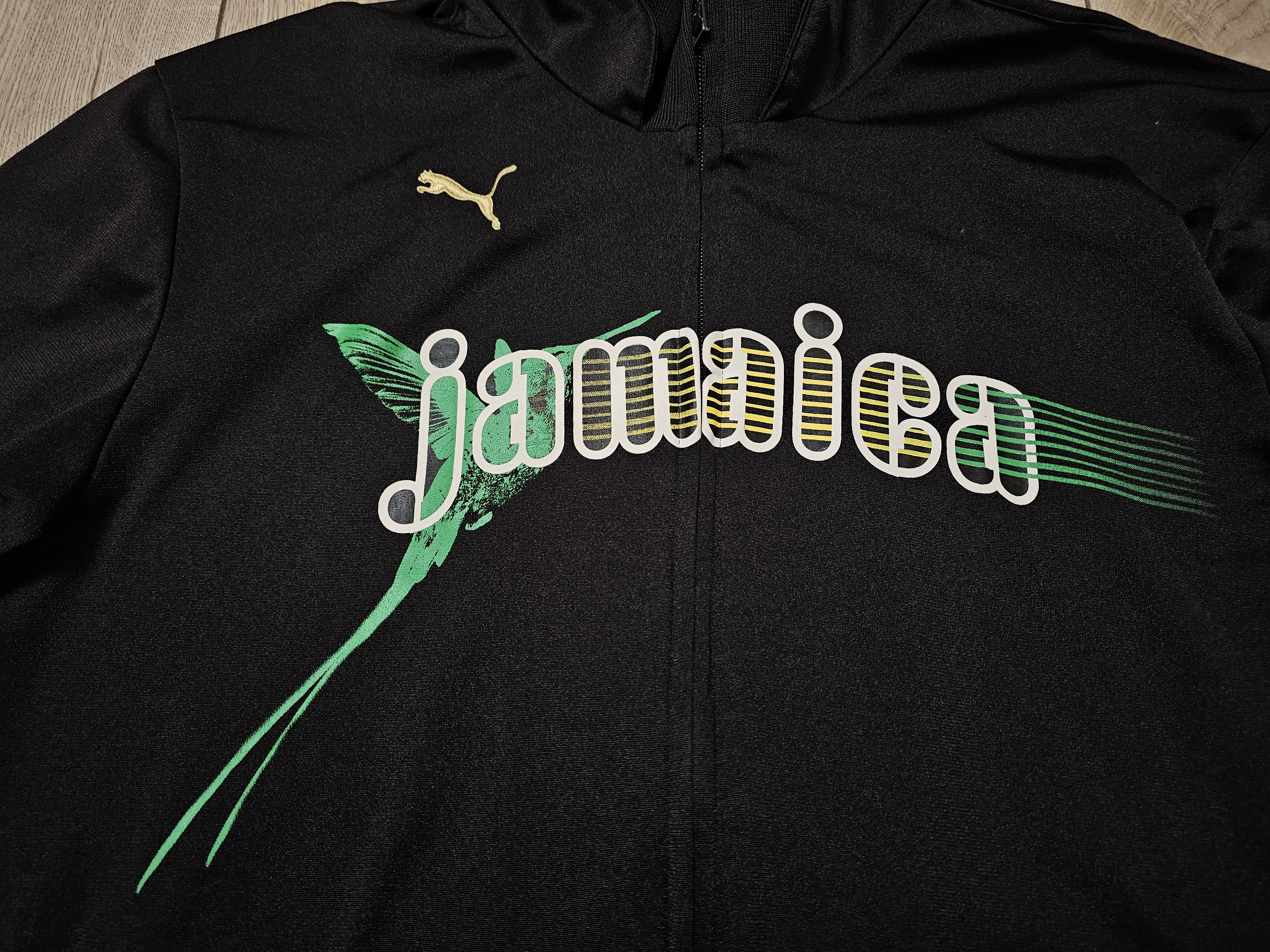 Puma JAMAICA VINTAGE TRAINING FOOTBALL JACKET SOCCER JACKET Size US M / EU 48-50 / 2 - 3 Thumbnail