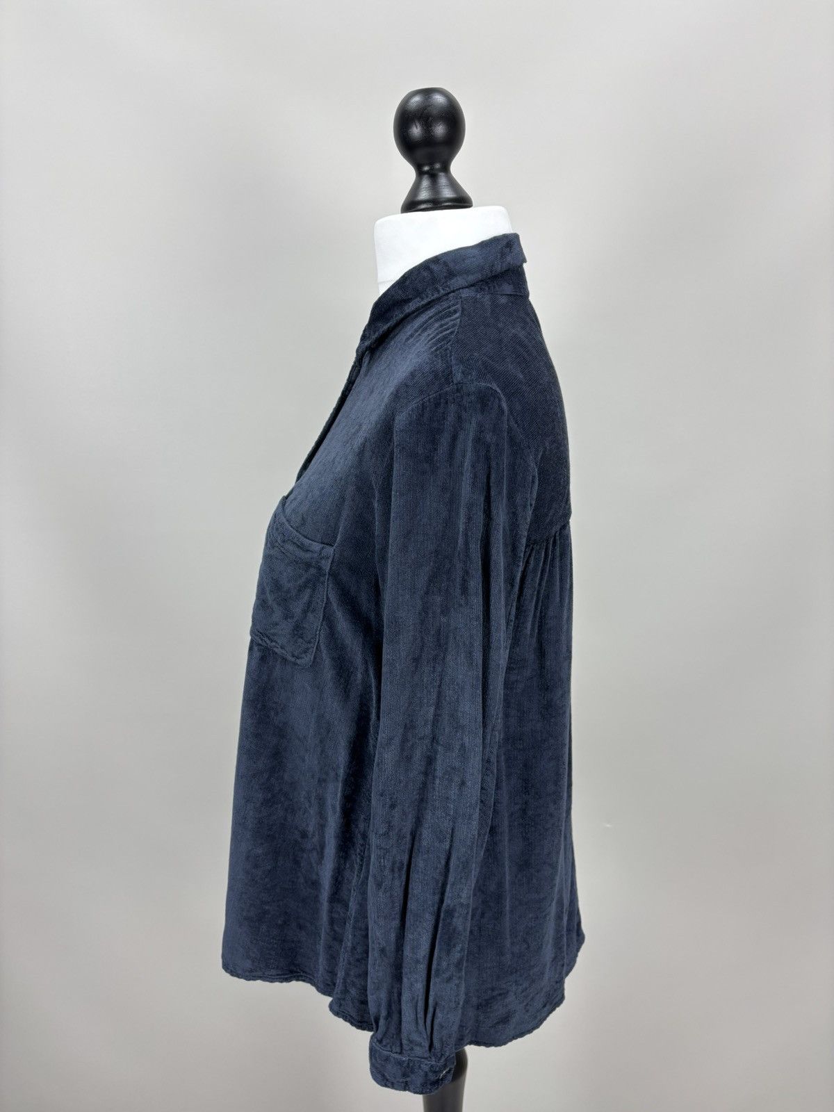 Transit Womens corduroy shirt Transit Par Such Size 2 Color Blue Size M / US 6-8 / IT 42-44 - 8 Thumbnail