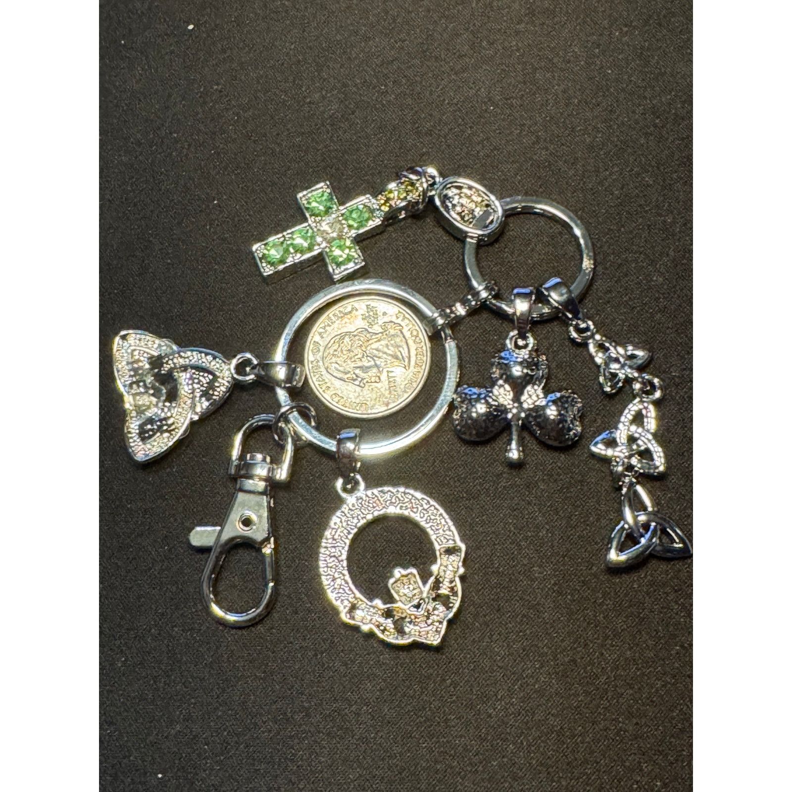 Other Killarney Crystal Keychain or Purse Charm Size ONE SIZE - 4 Thumbnail